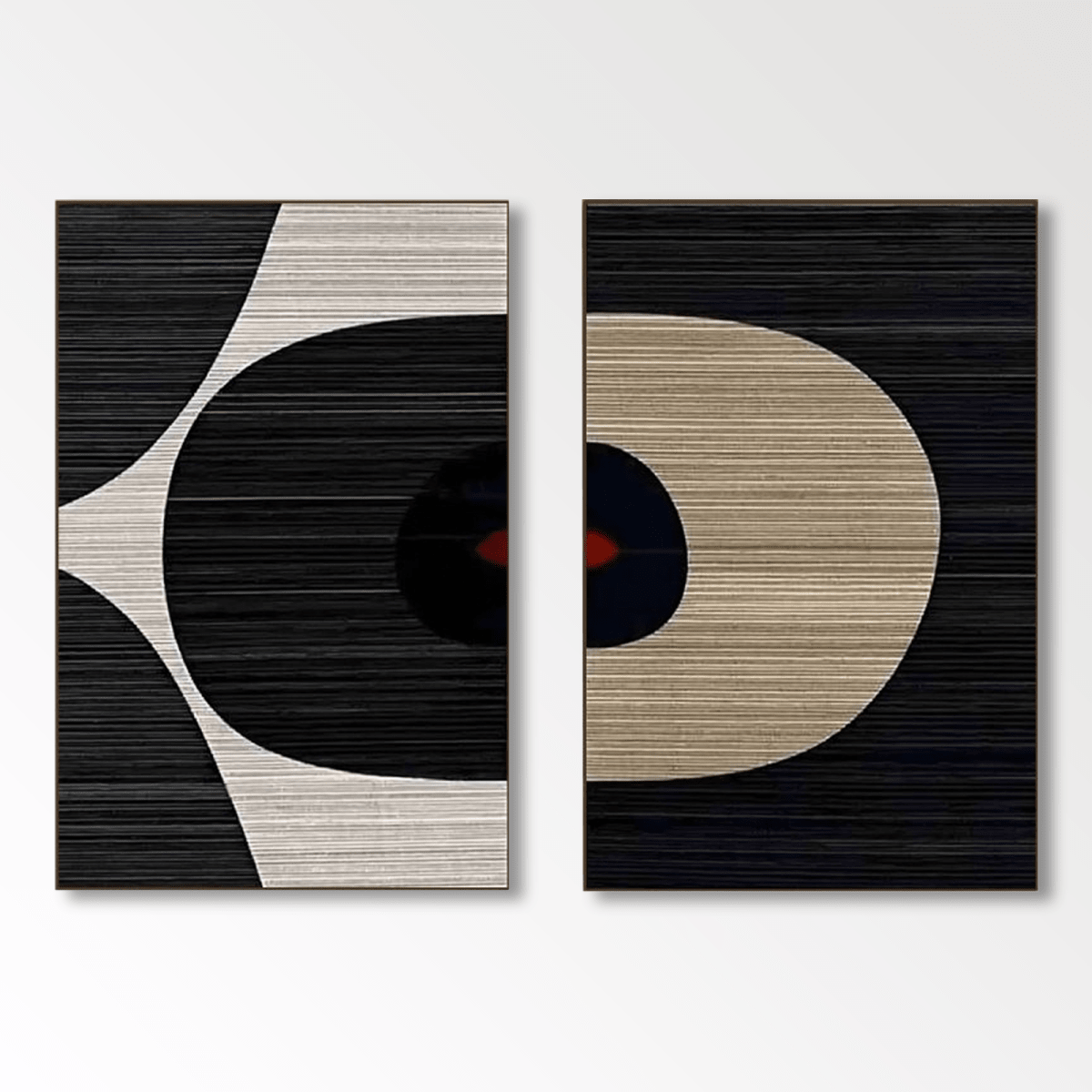 Wabi Sabi Art "Dualità Silenziosa" - nukeart