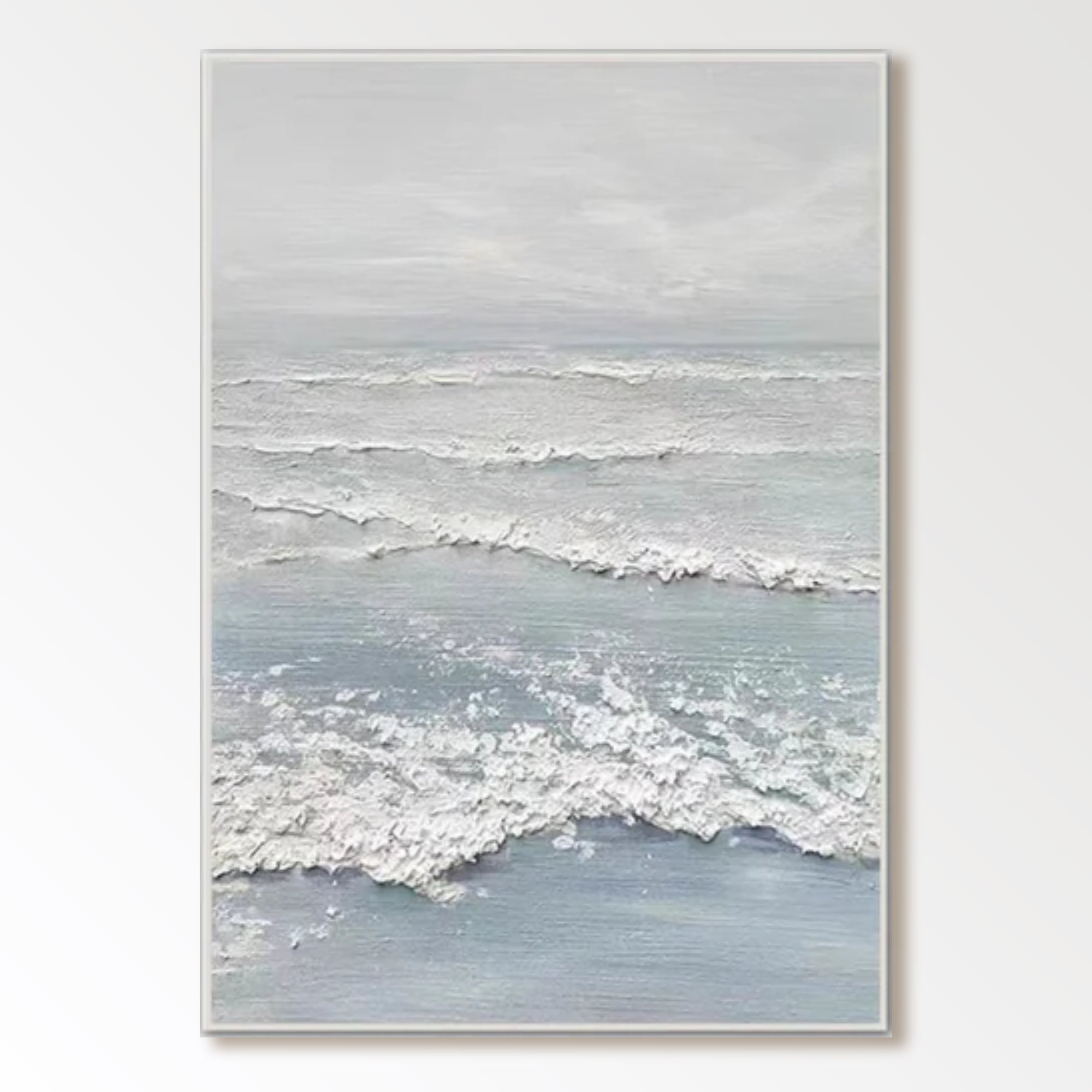 Minimalist Seascape Wall Art "Silent Tide Horizon"