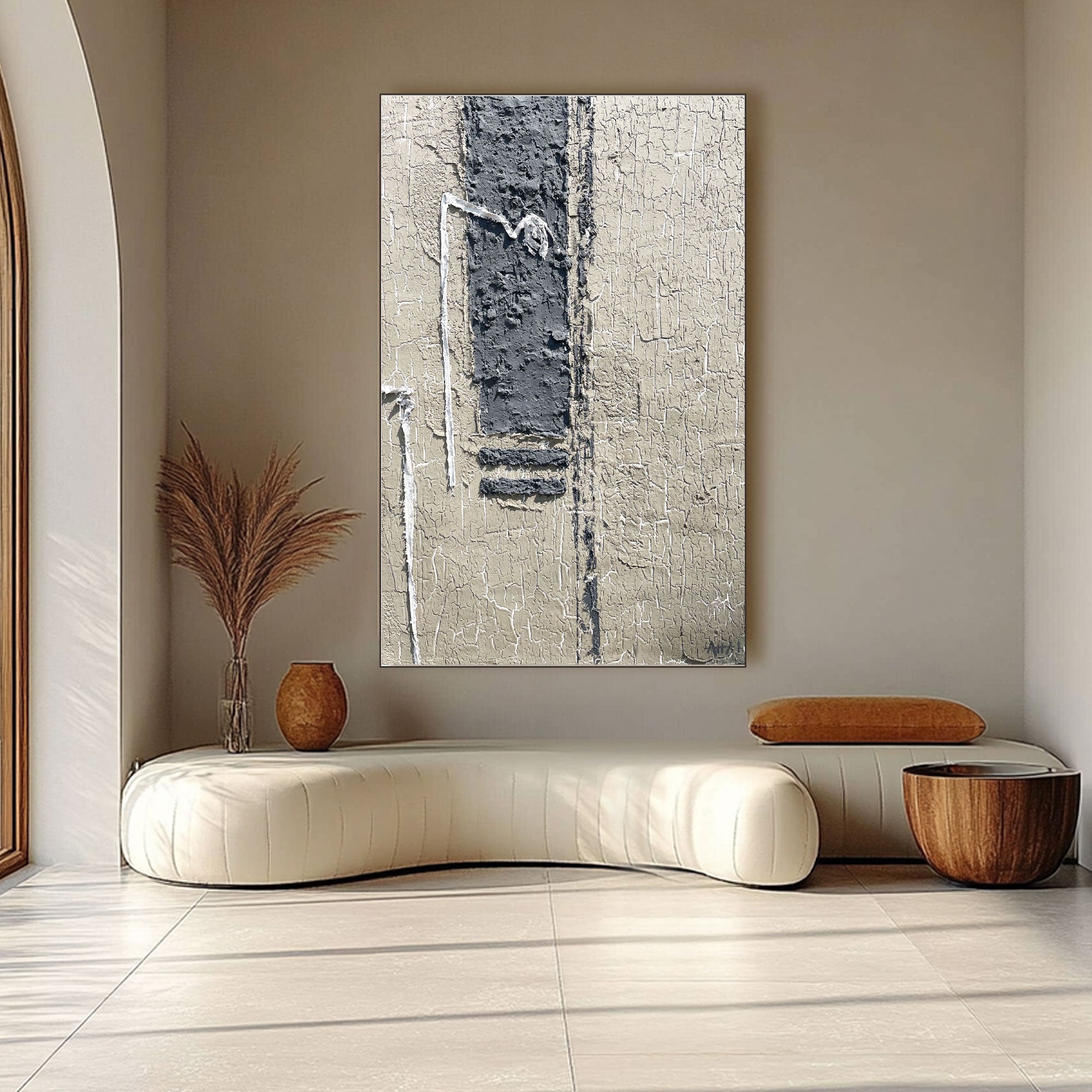 Peinture abstraite "Stěny Vzkříšenství"