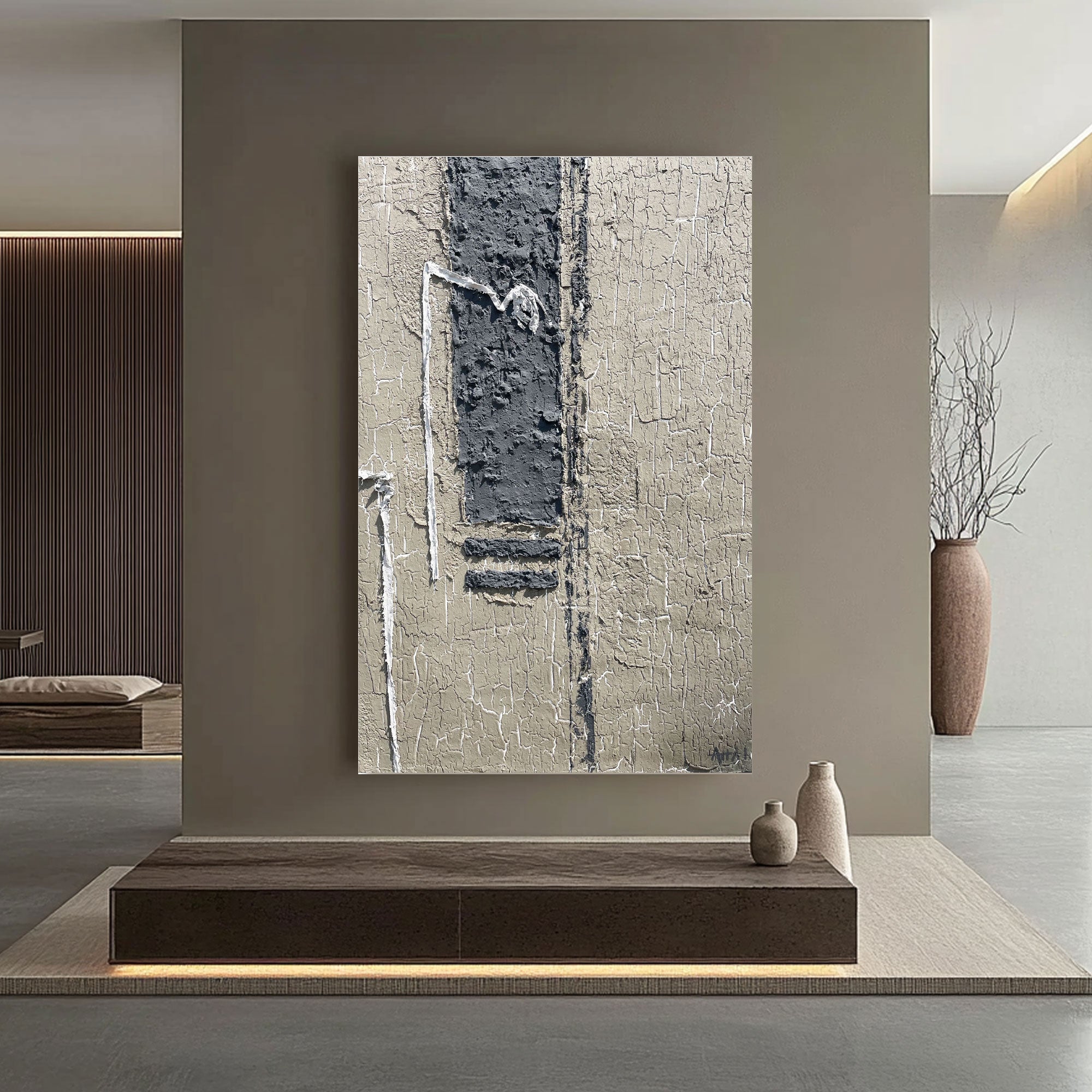 Peinture abstraite "Stěny Vzkříšenství"