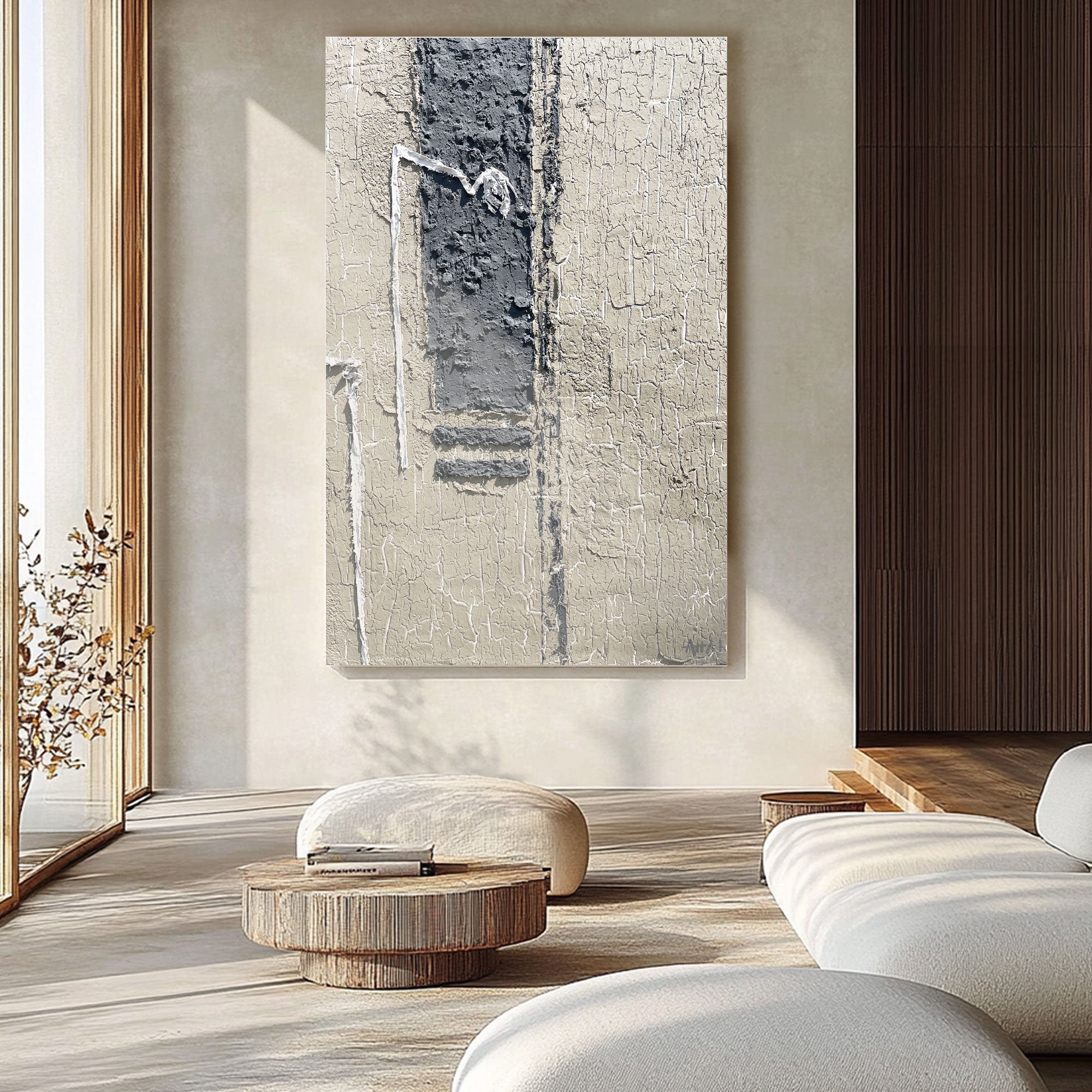 Peinture abstraite "Stěny Vzkříšenství"