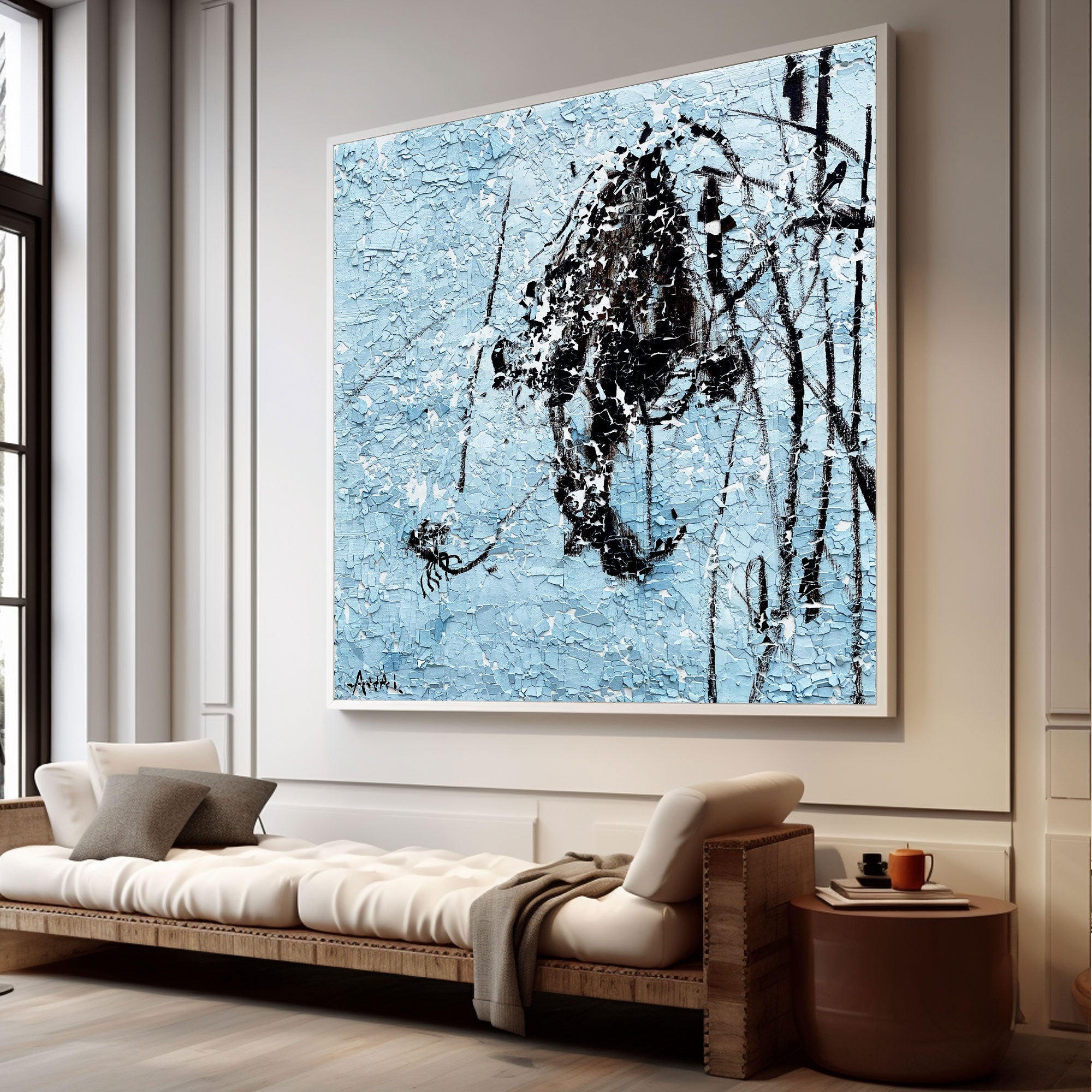 Abstract Painting "Pętla Tajemnic”