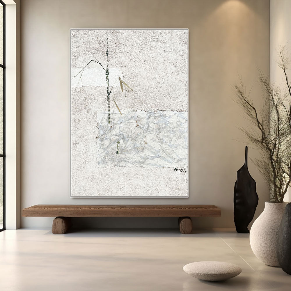Abstract Painting "Bambusová Rozhodnutí”