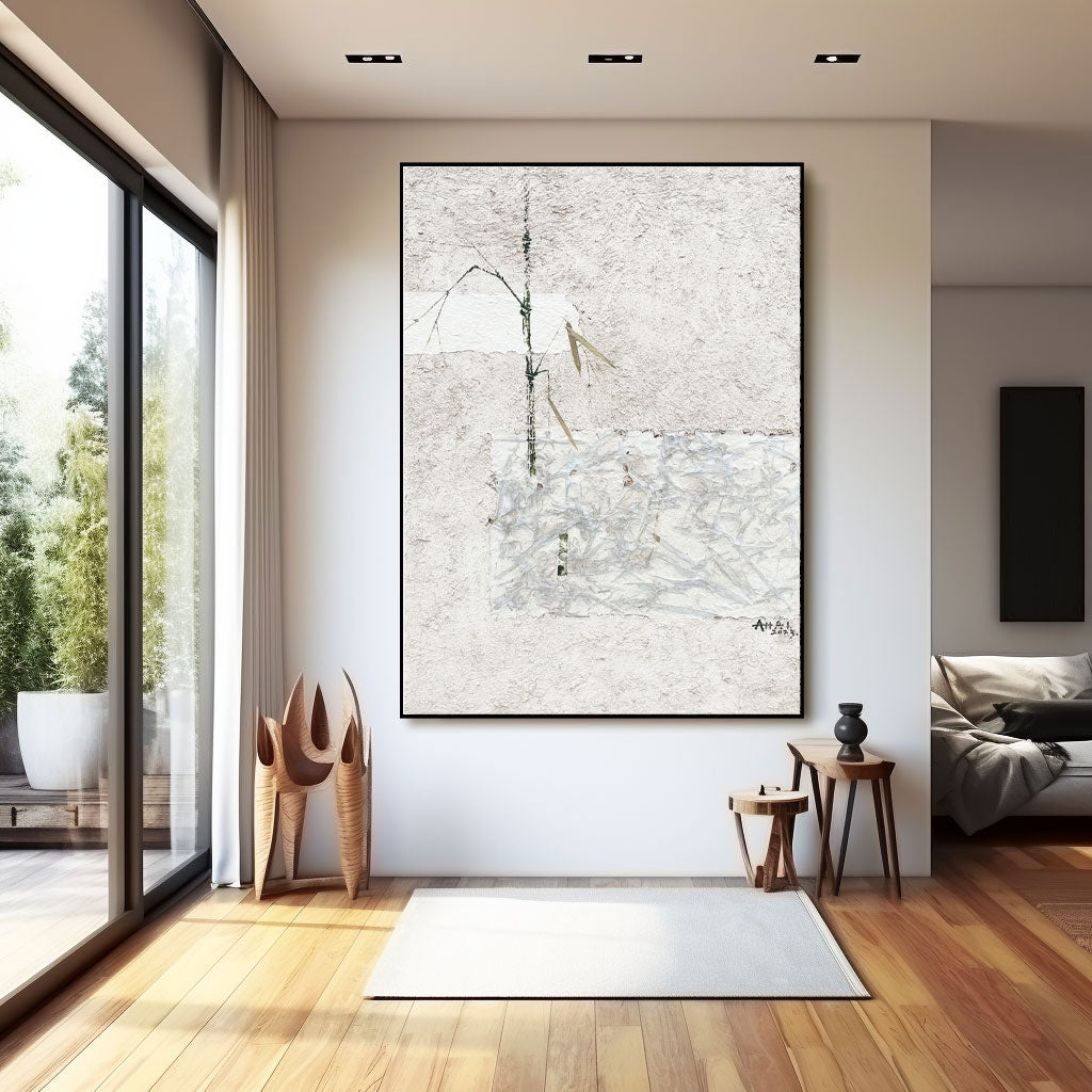 Abstract Painting "Bambusová Rozhodnutí”