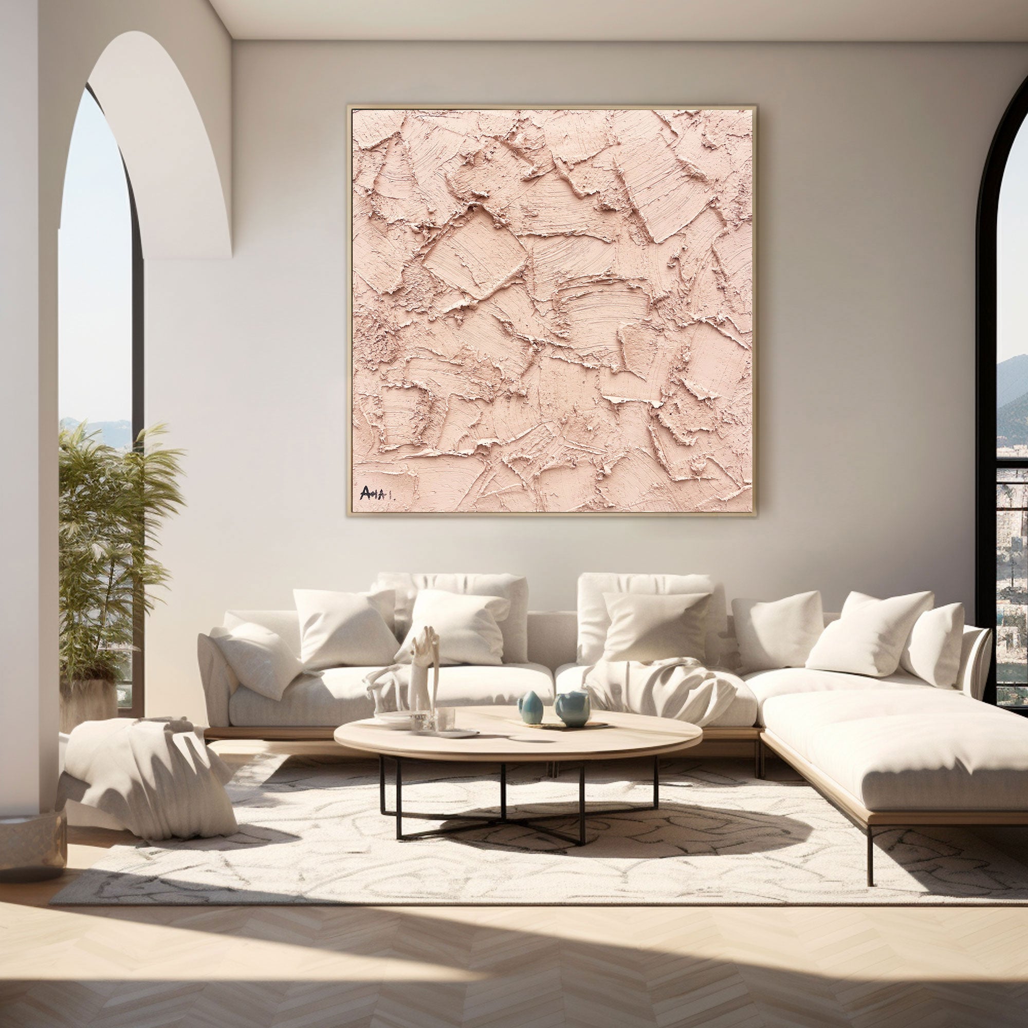 Peinture abstraite « Texturální Poetika »