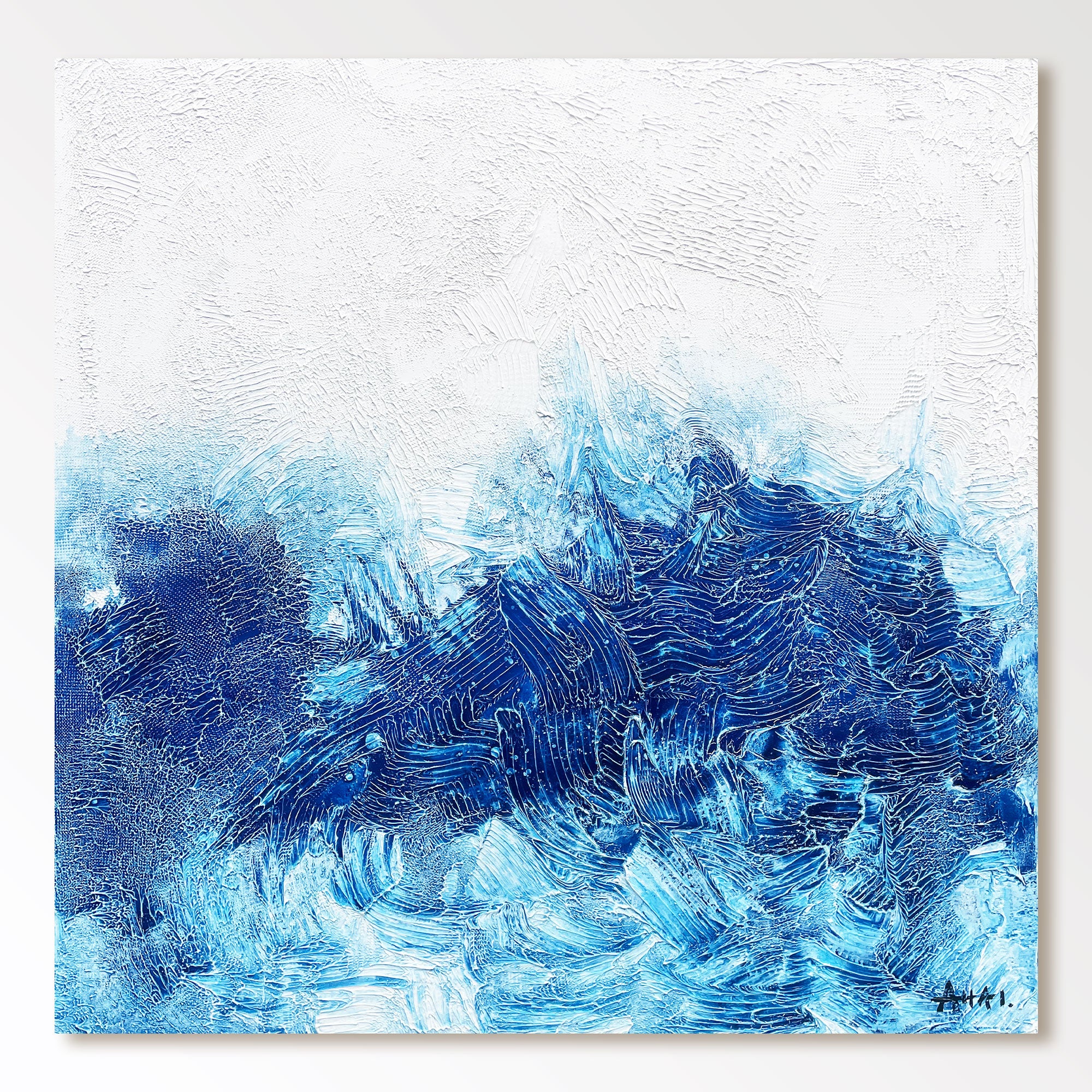 Abstract Painting "Mořské Vlnění”