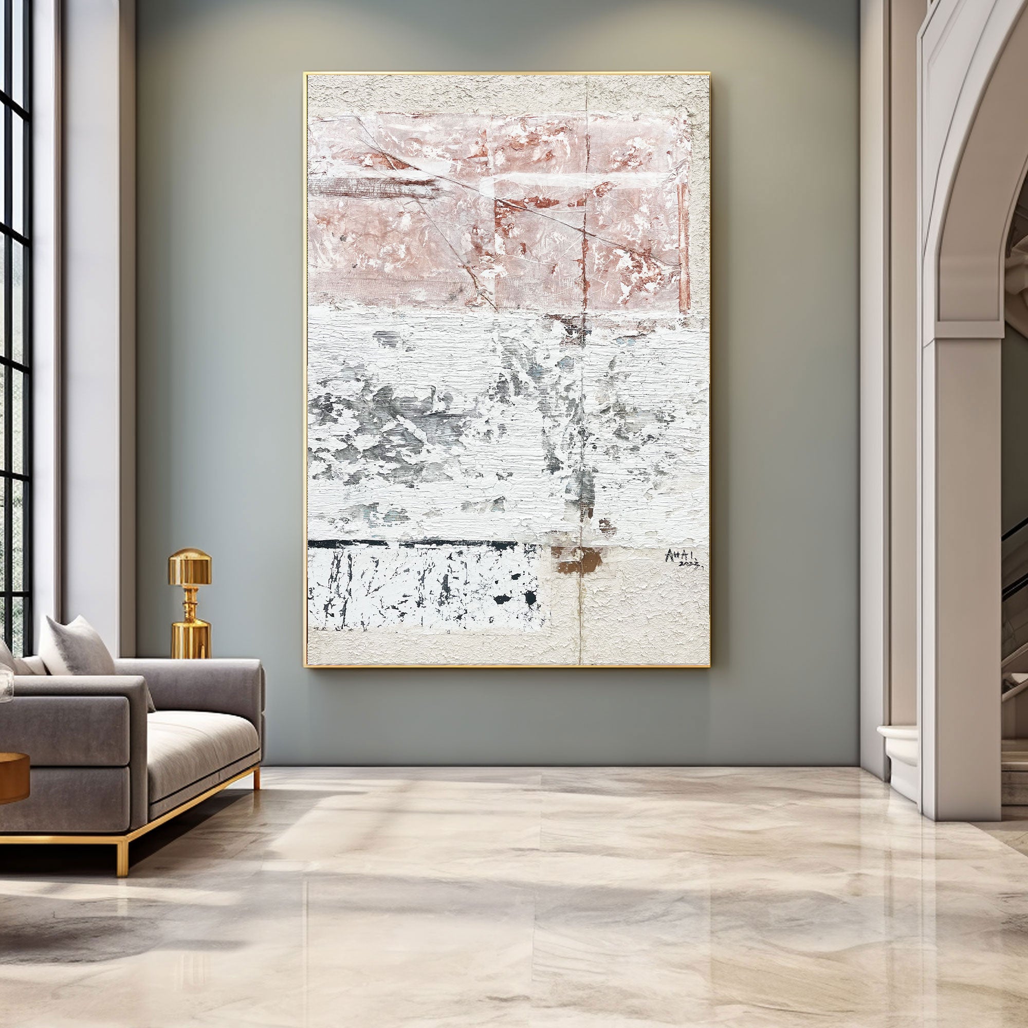 Abstract Painting "Pamet Skvrn”