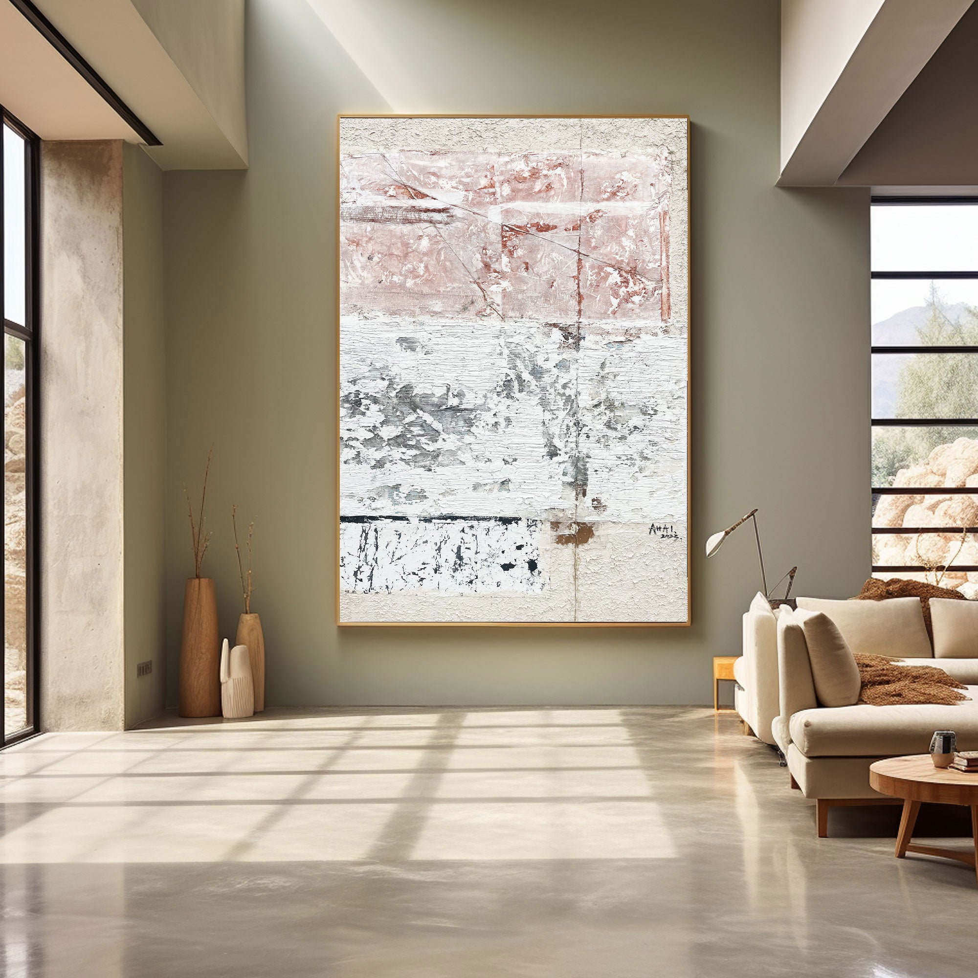 Abstract Painting "Pamet Skvrn”