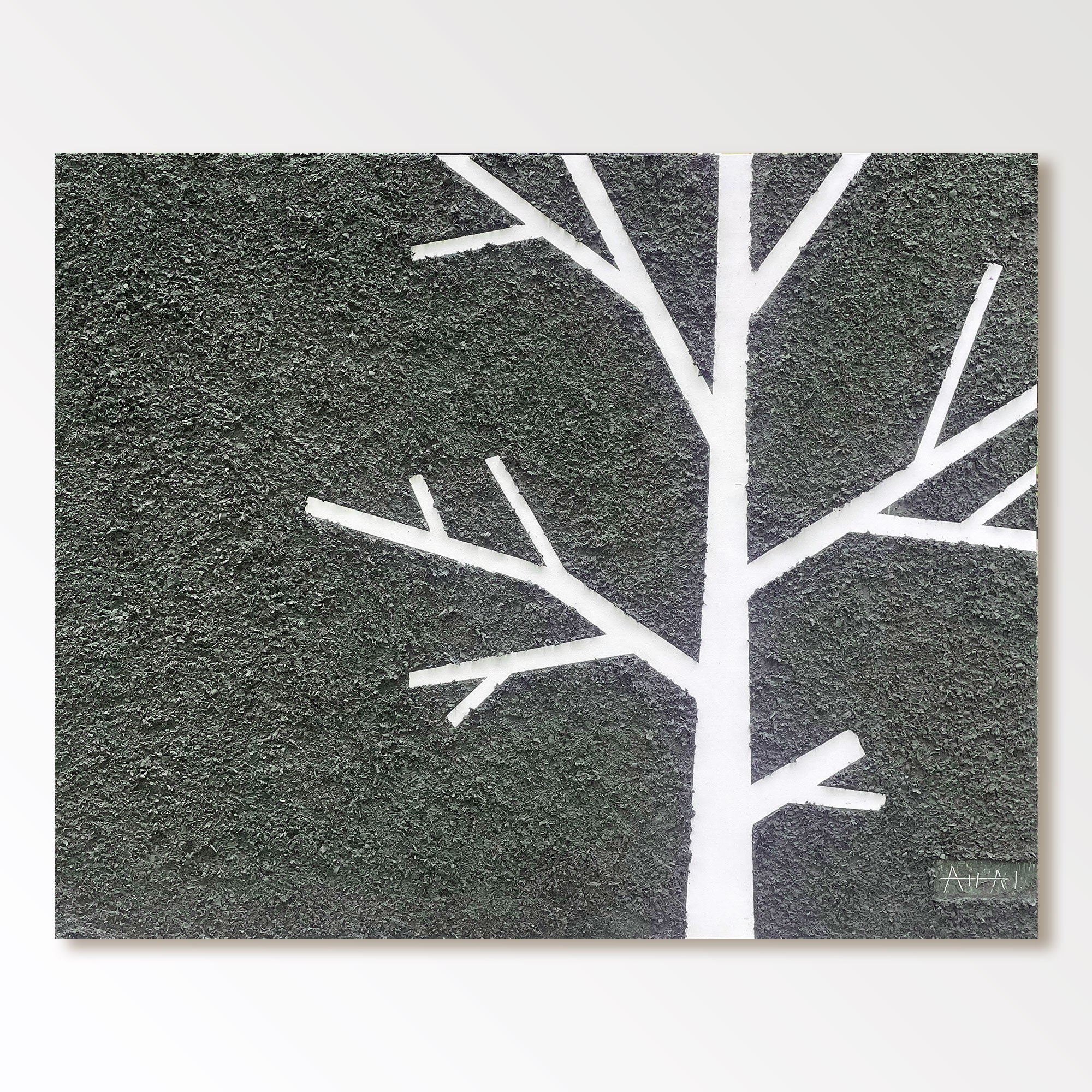 Peinture abstraite "Árbol Silente"