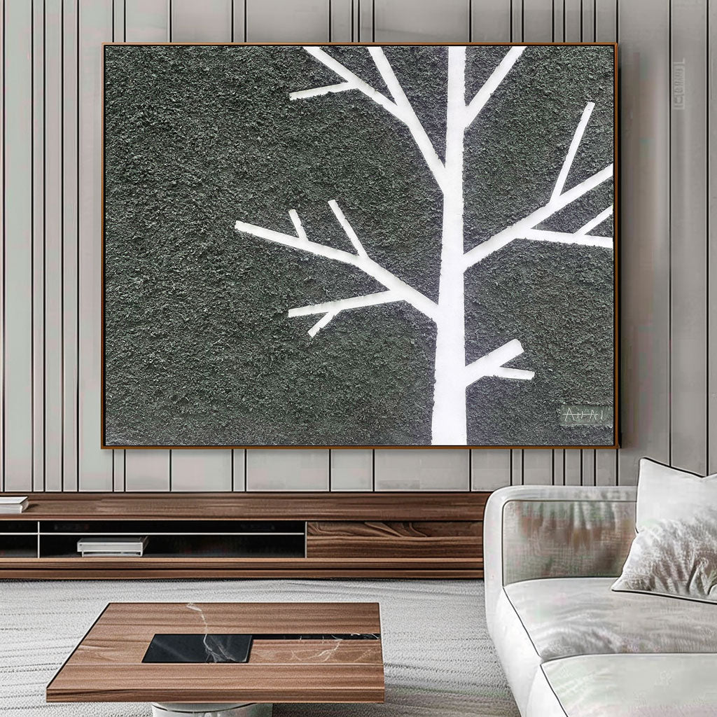 Peinture abstraite "Árbol Silente"