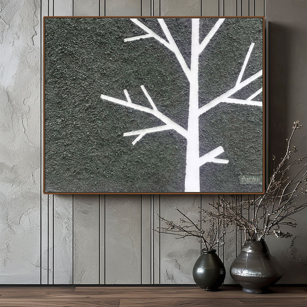 Peinture abstraite "Árbol Silente"