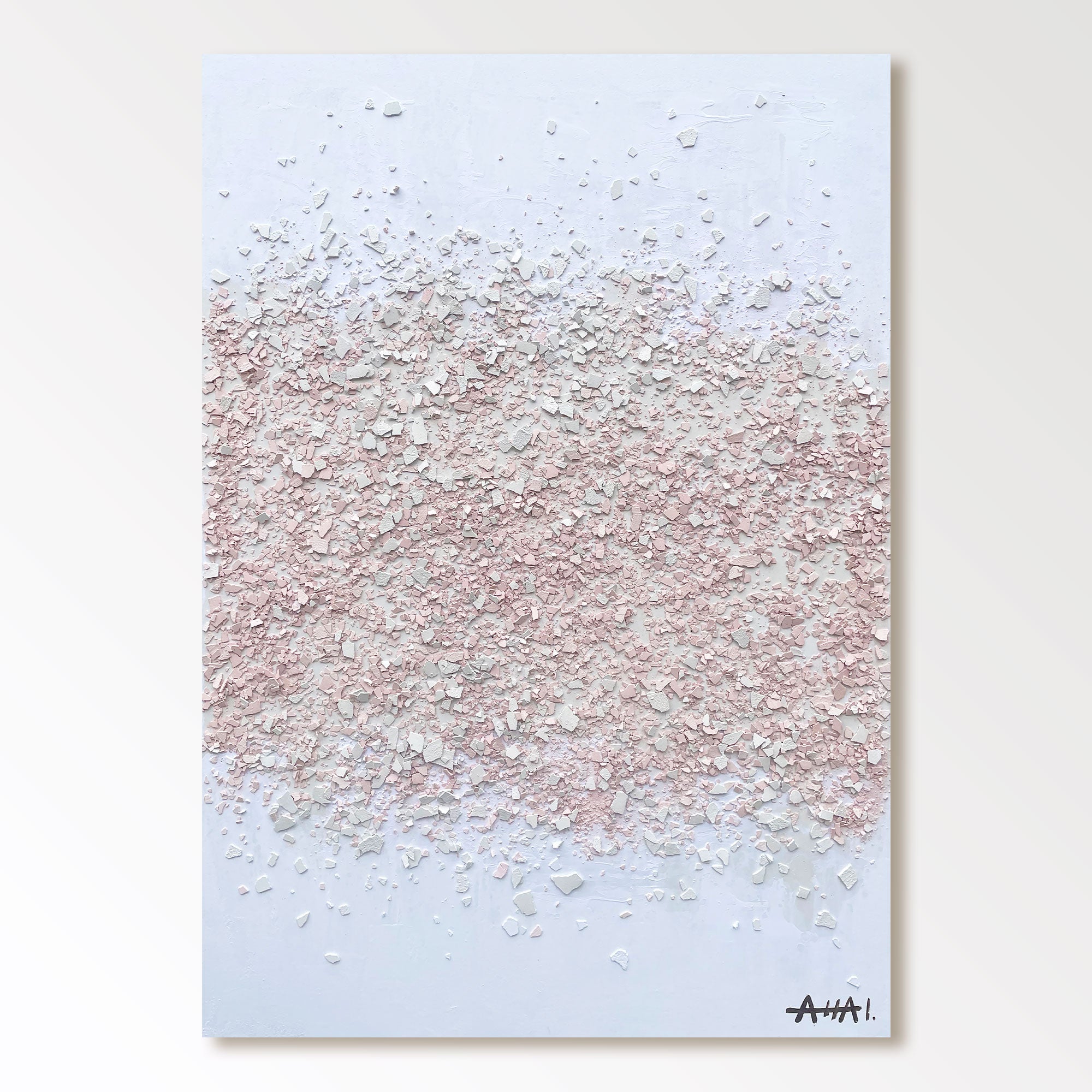 Tableau abstrait "Polvo de Sueños"