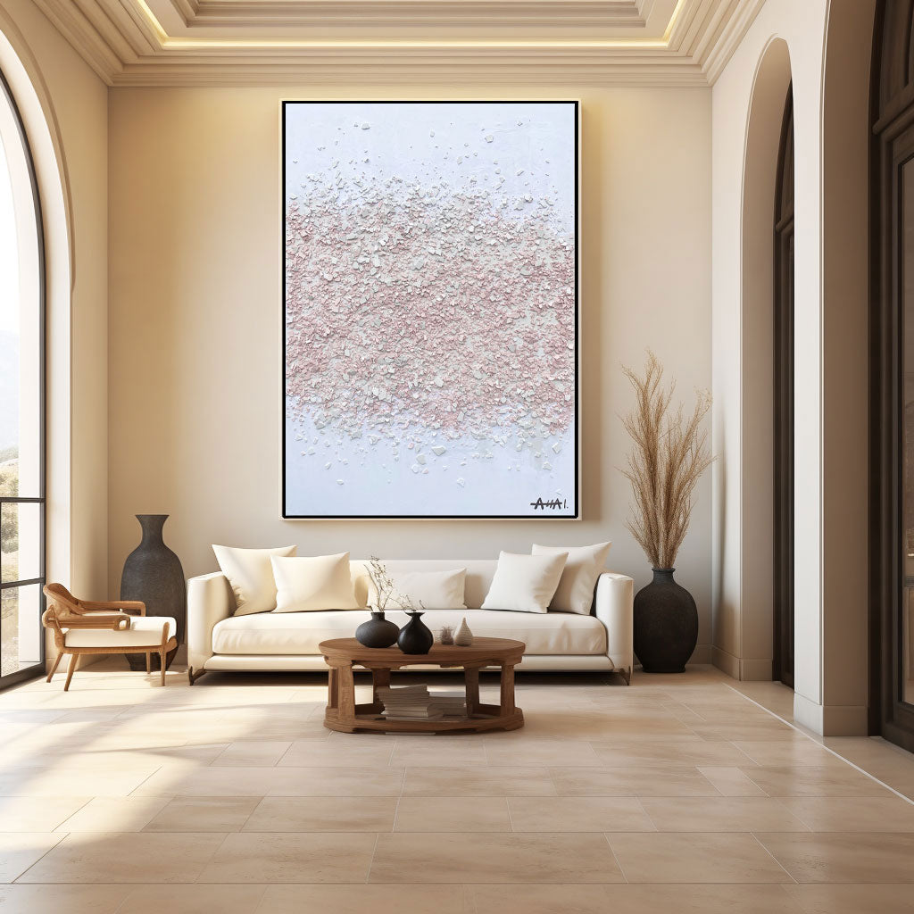 Tableau abstrait "Polvo de Sueños"