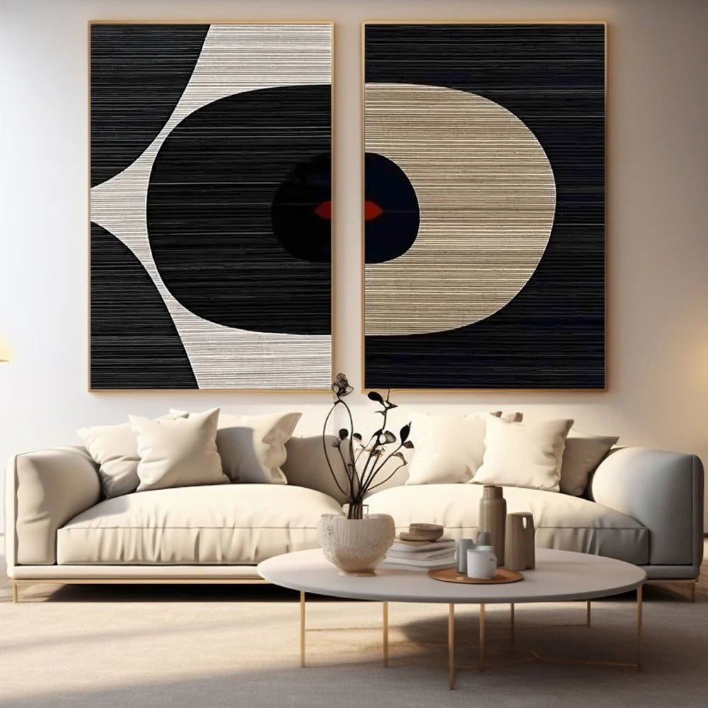 Wabi Sabi Art "Dualità Silenziosa" - nukeart