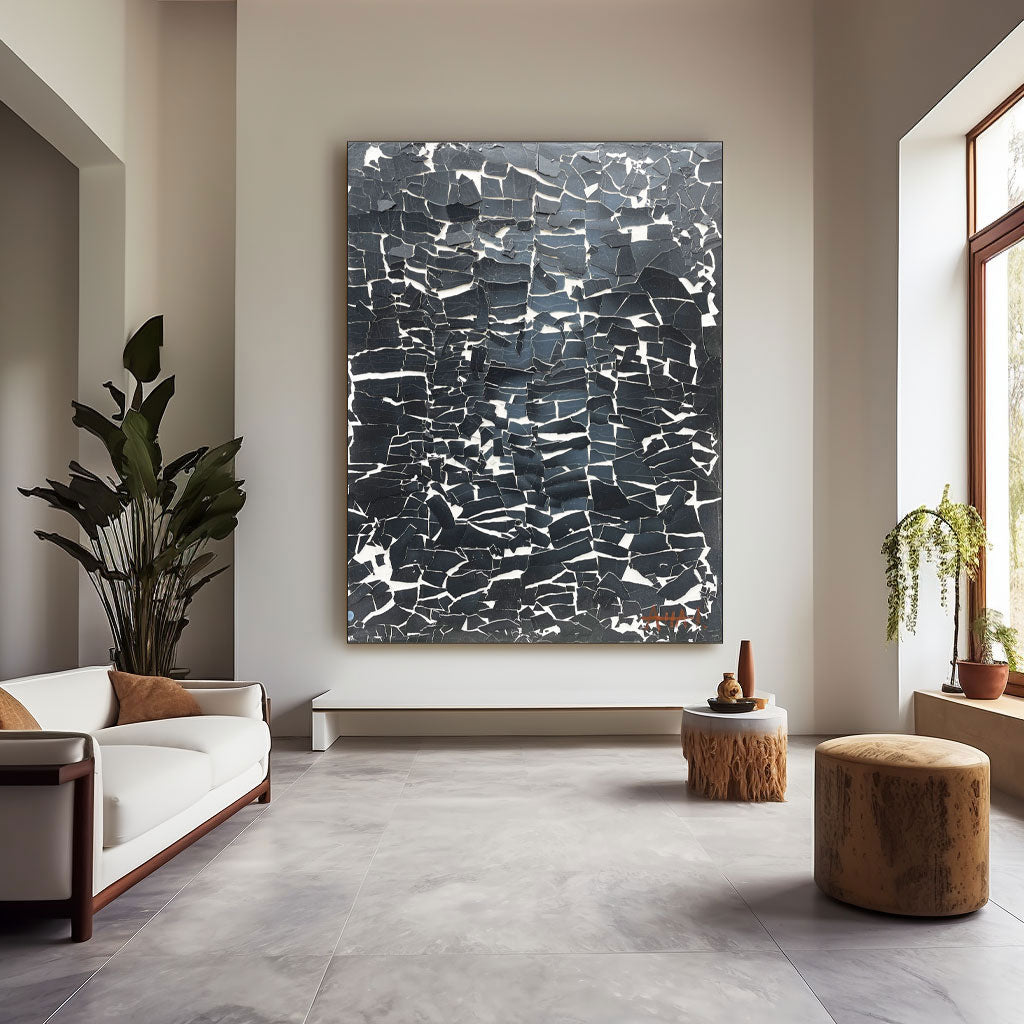 Tableau coloré abstrait "Joie"
