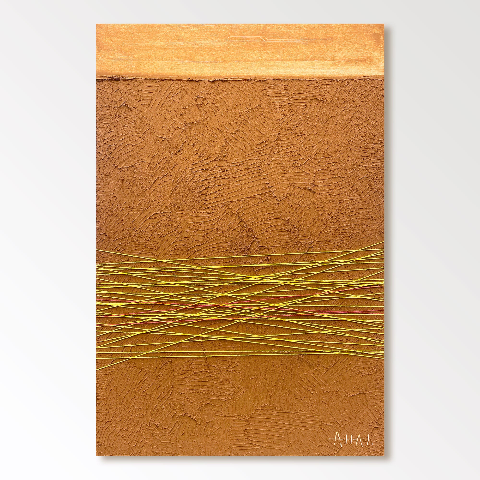 Peinture abstraite "Lineas de Futuro"