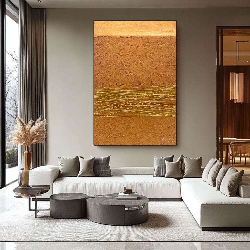 Peinture abstraite "Lineas de Futuro"