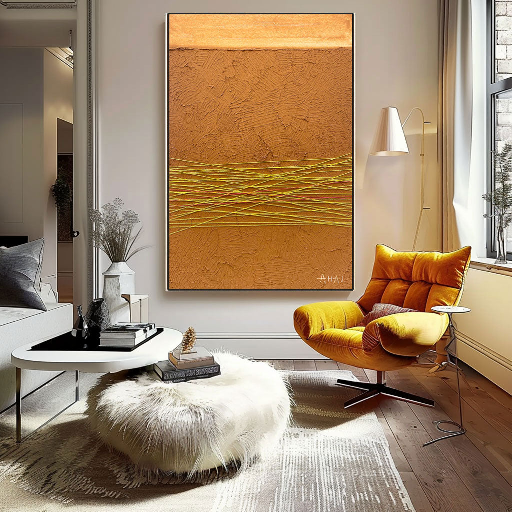 Peinture abstraite "Lineas de Futuro"
