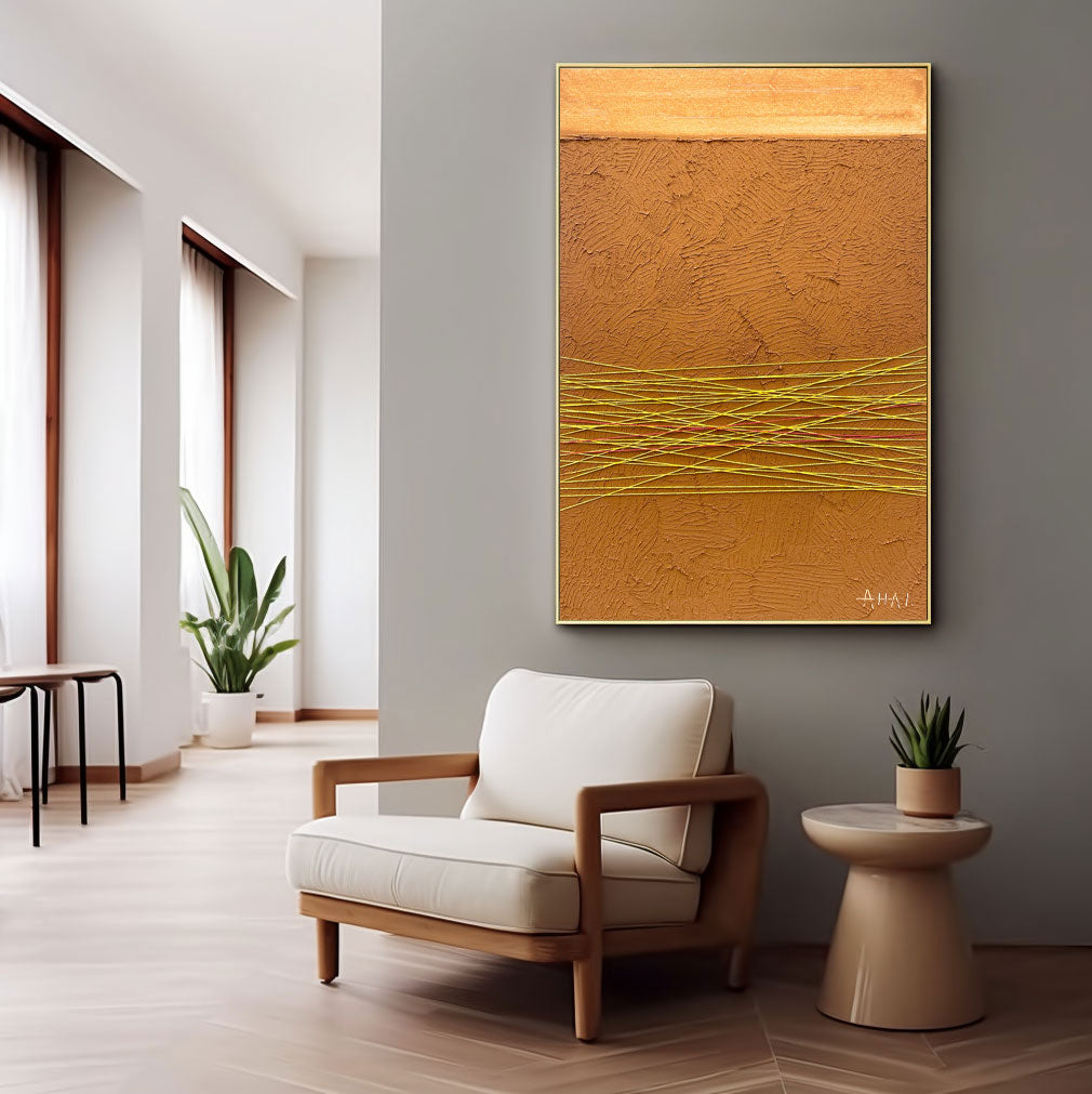 Peinture abstraite "Lineas de Futuro"