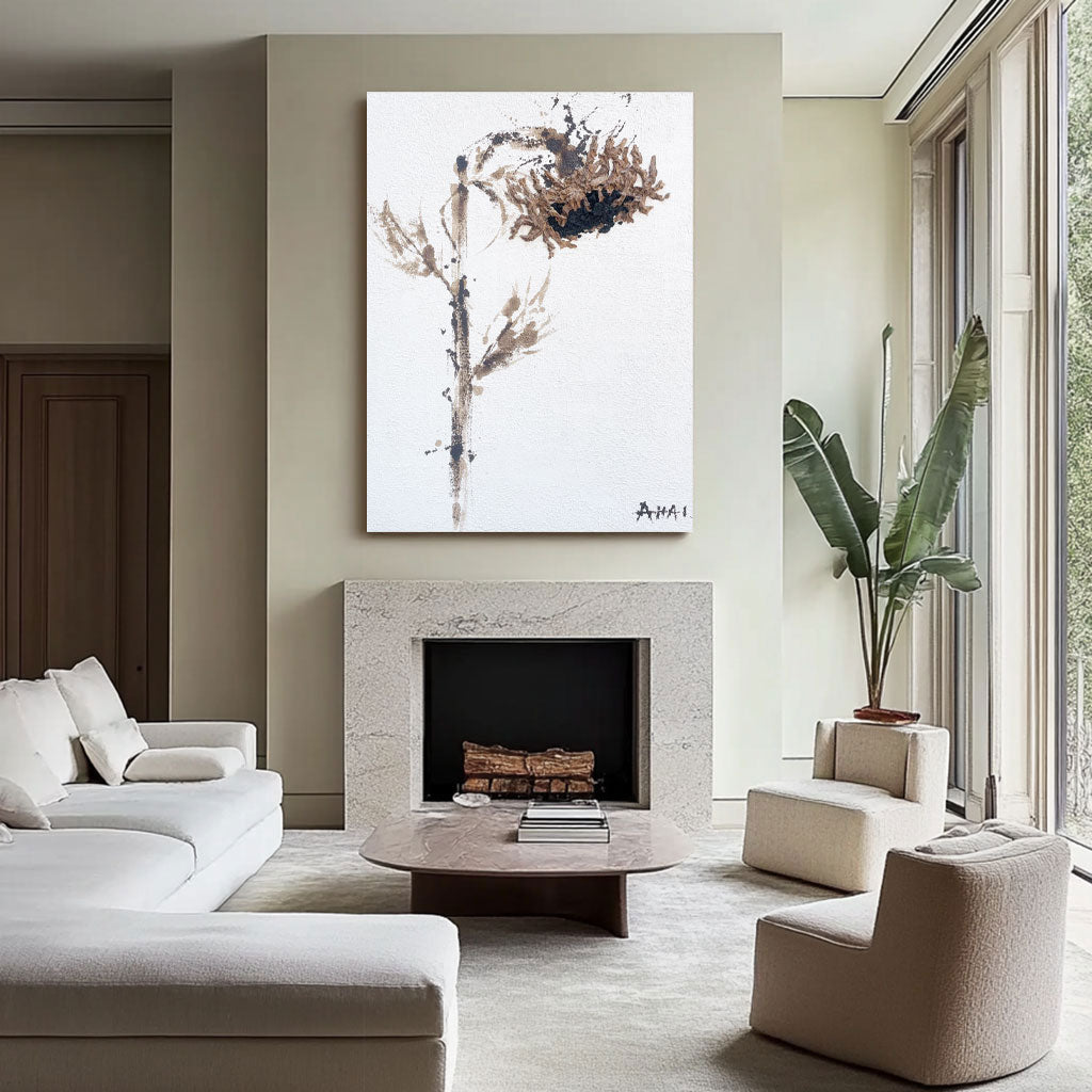 Peinture abstraite « Sorgfulla Född »