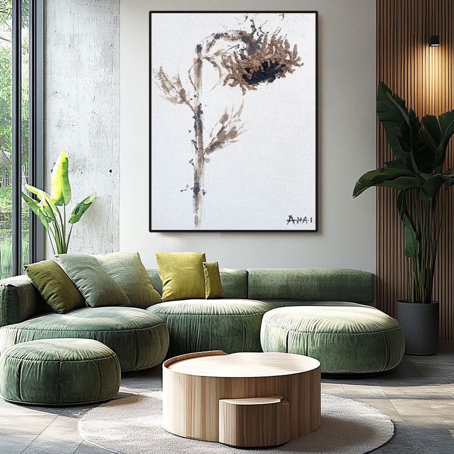 Peinture abstraite « Sorgfulla Född »