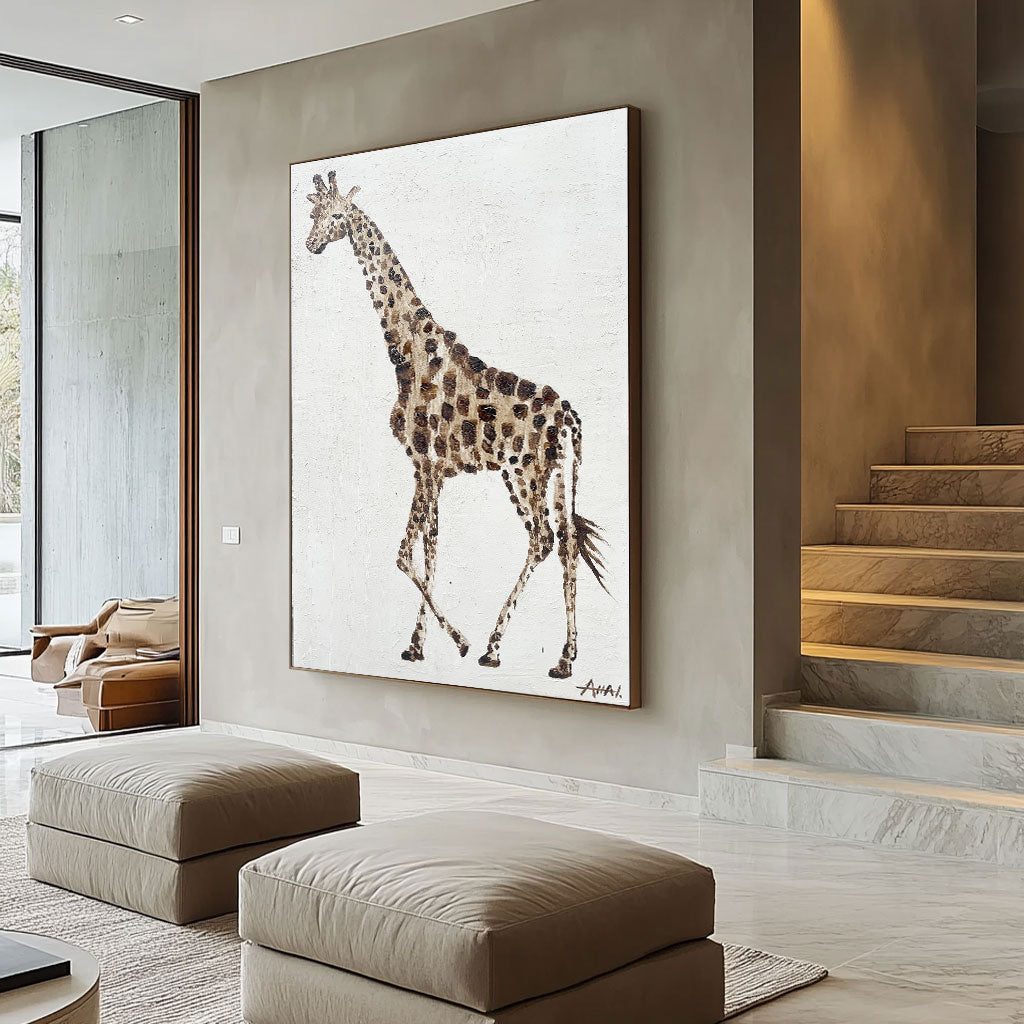 Abstract Painting "Giraffens Promenad”