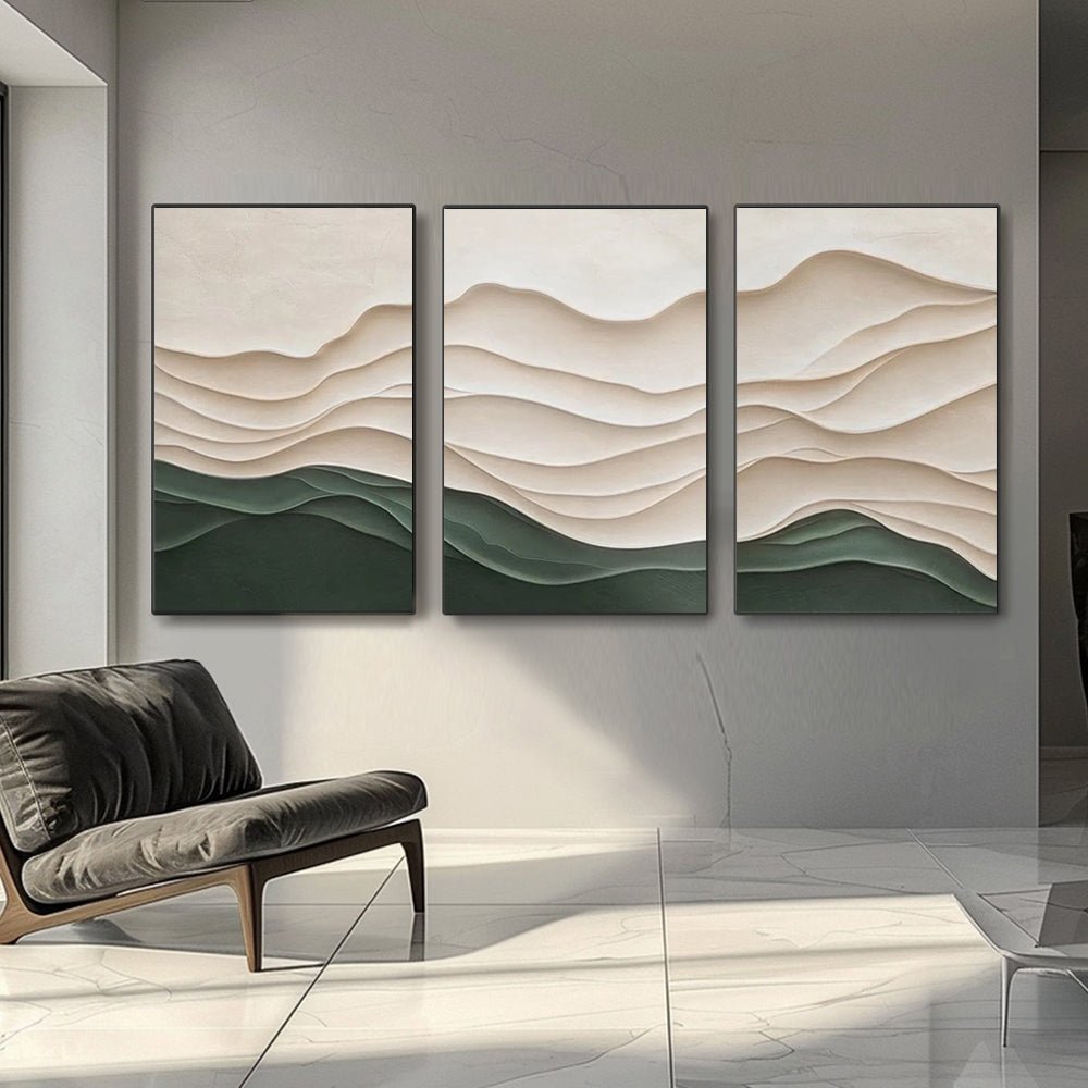 3D Textured Painting "Valle Interior" - nukeart