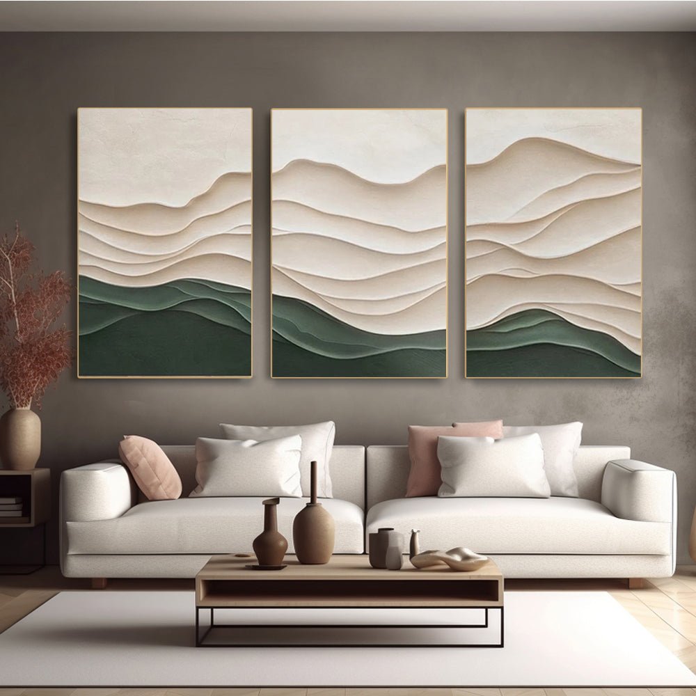 3D Textured Painting "Valle Interior" - nukeart