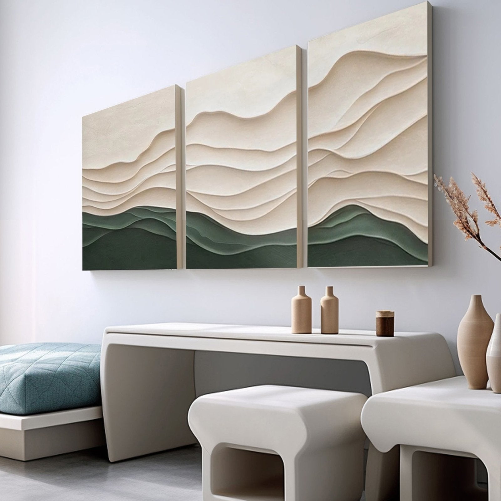 3D Textured Painting "Valle Interior" - nukeart