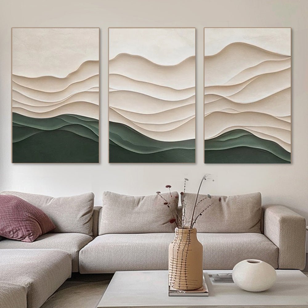 3D Textured Painting "Valle Interior" - nukeart