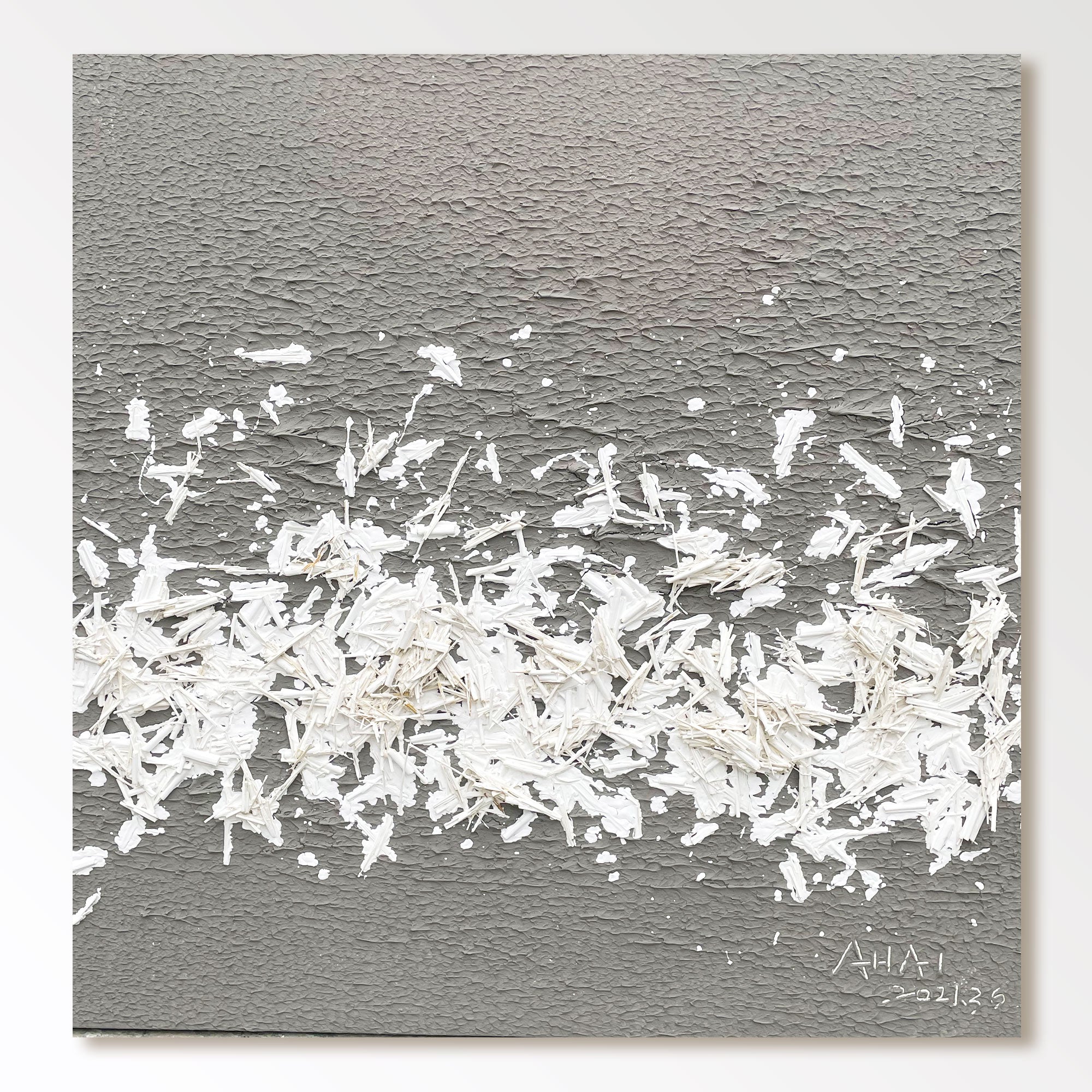 Peinture abstraite "Fragmentos de Nieve"