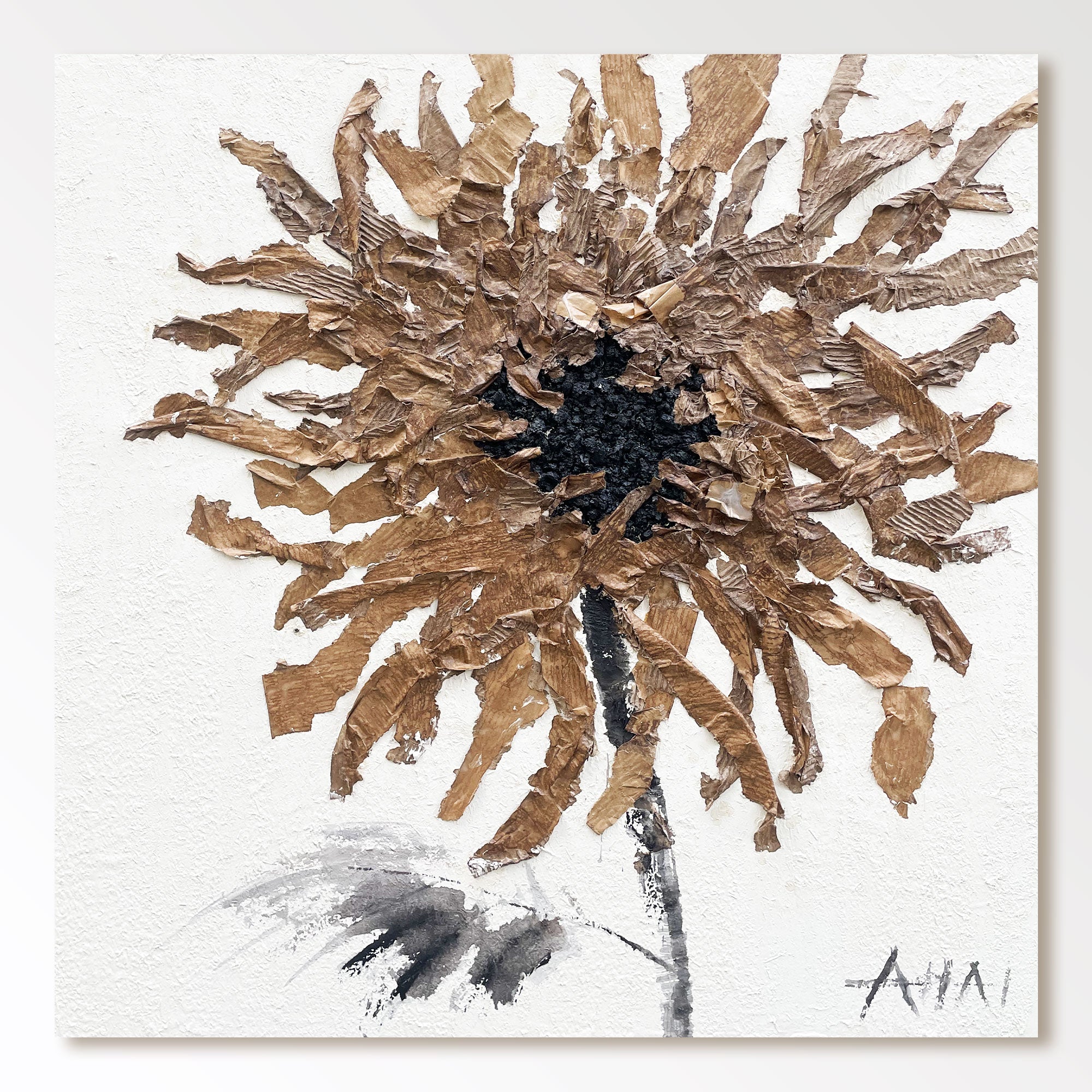Tableau abstrait "Fallet av Solen"
