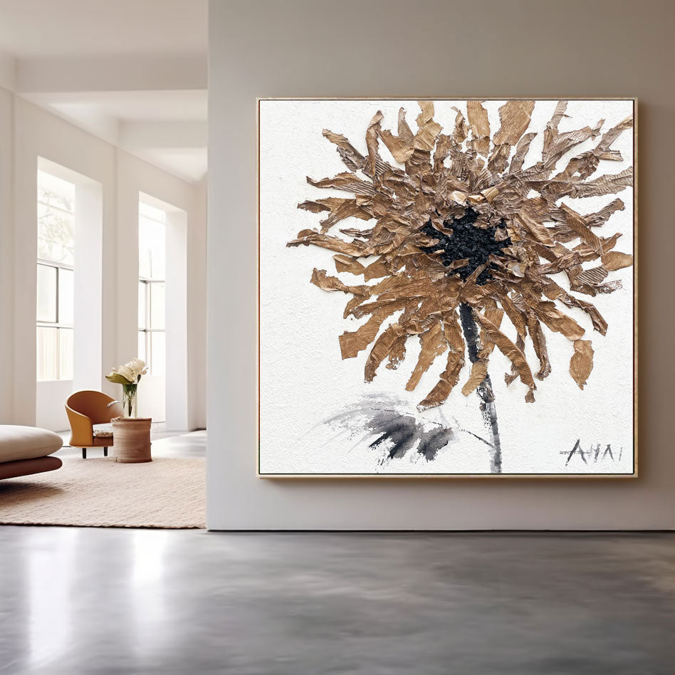 Tableau abstrait "Fallet av Solen"