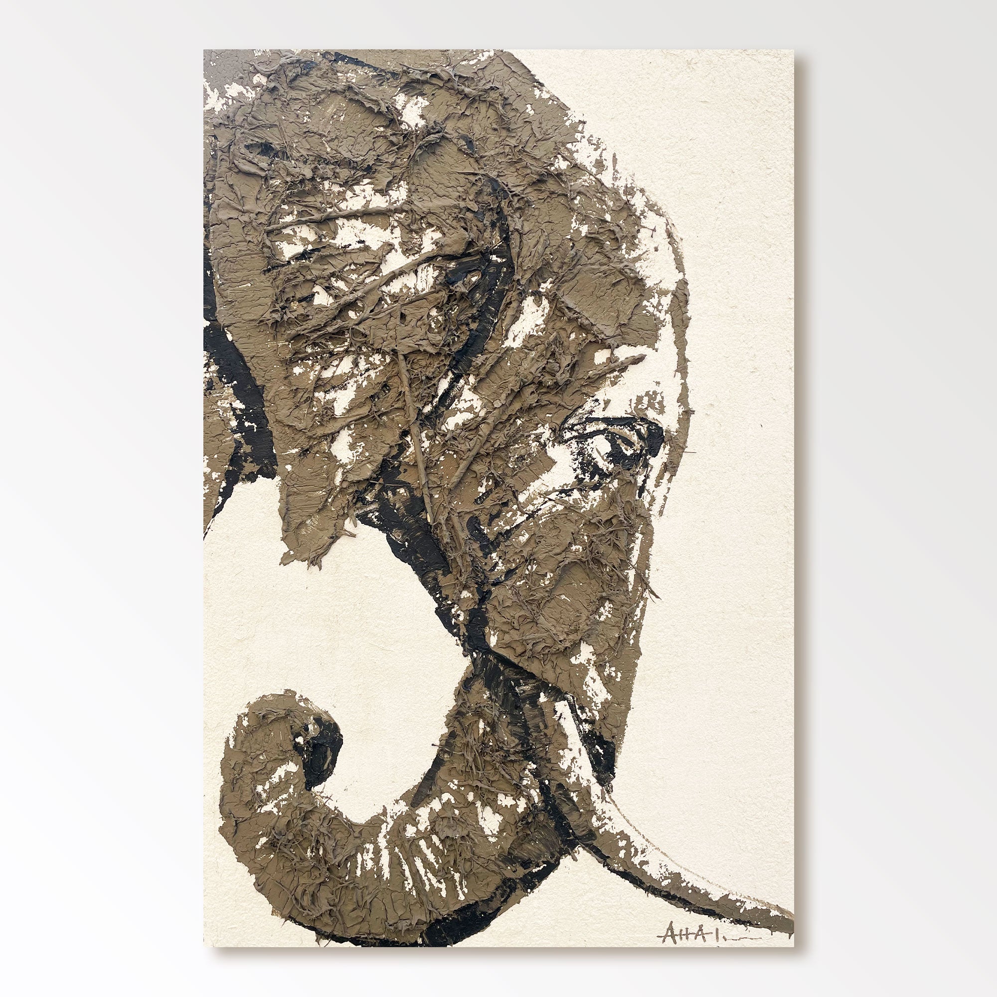 Tableau coloré abstrait "Joie"