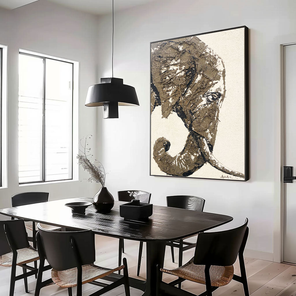 Tableau coloré abstrait "Joie"