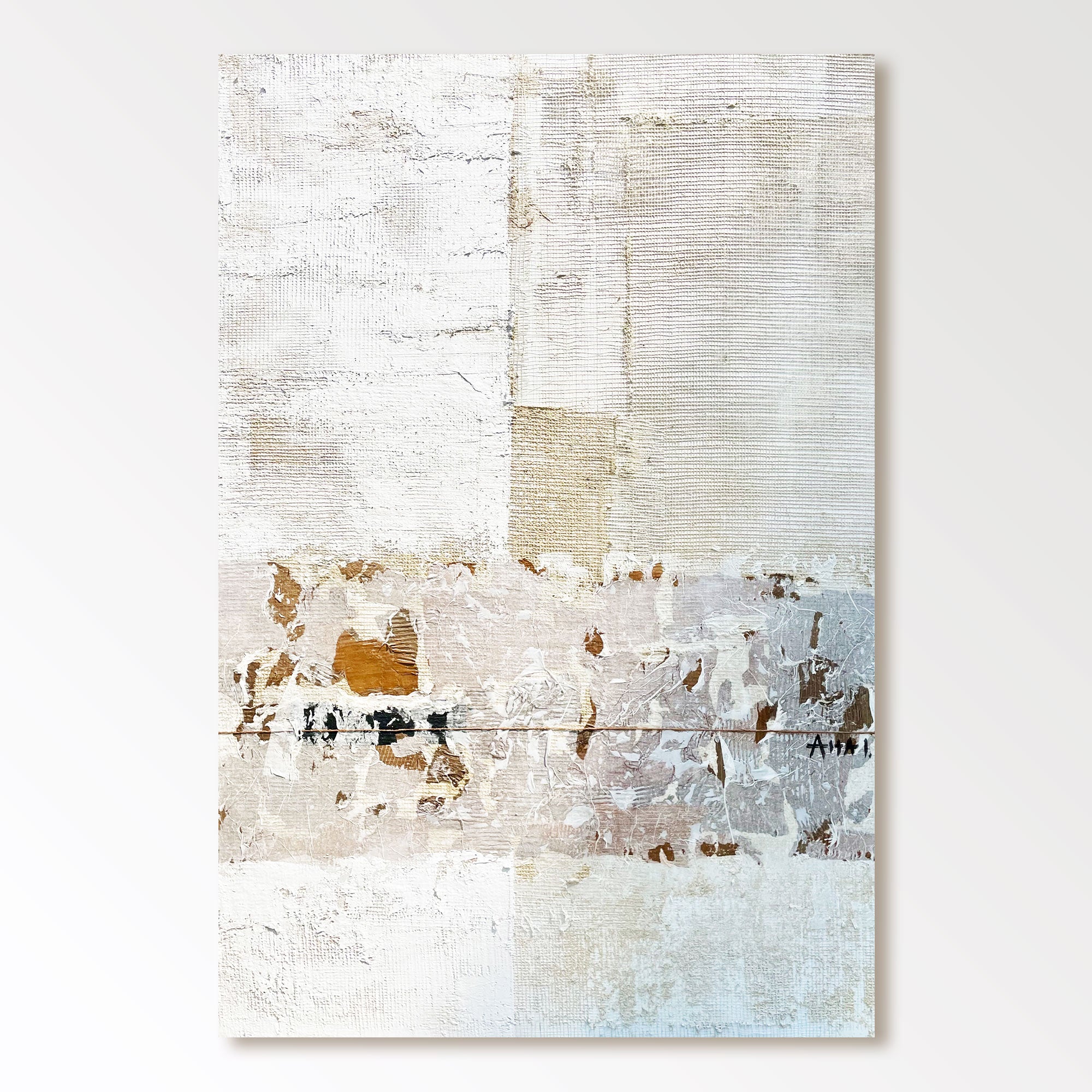 Abstract Painting "Tonerna's Sammanhang”
