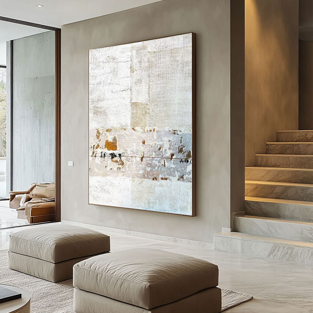 Abstract Painting "Tonerna's Sammanhang”
