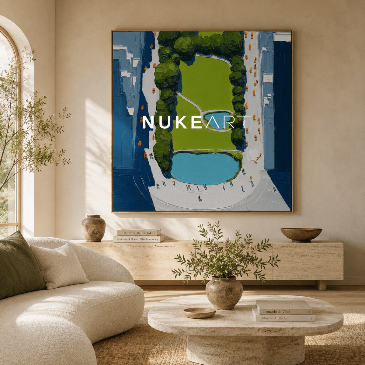 Plaster Painting "Jardín Suspendido" - nukeart