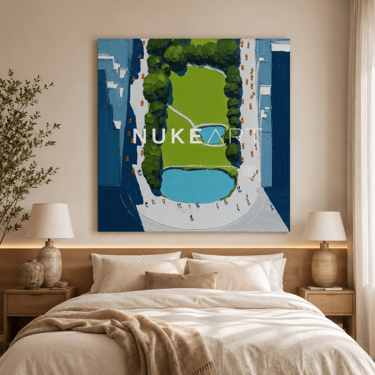 Plaster Painting "Jardín Suspendido" - nukeart