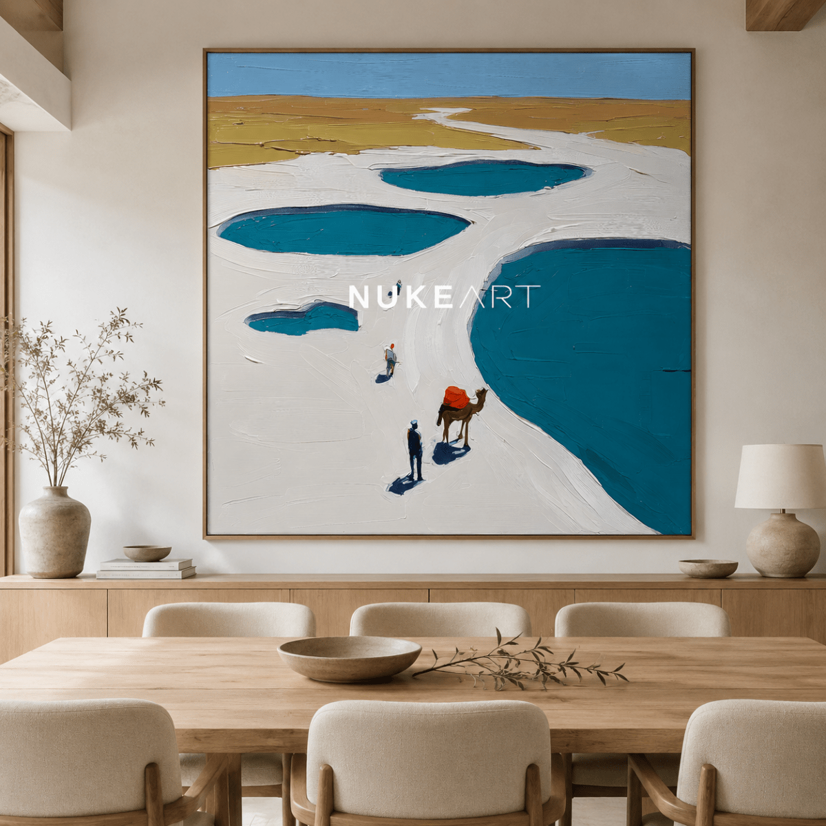 Plaster Painting "Salinas del Silencio" - nukeart