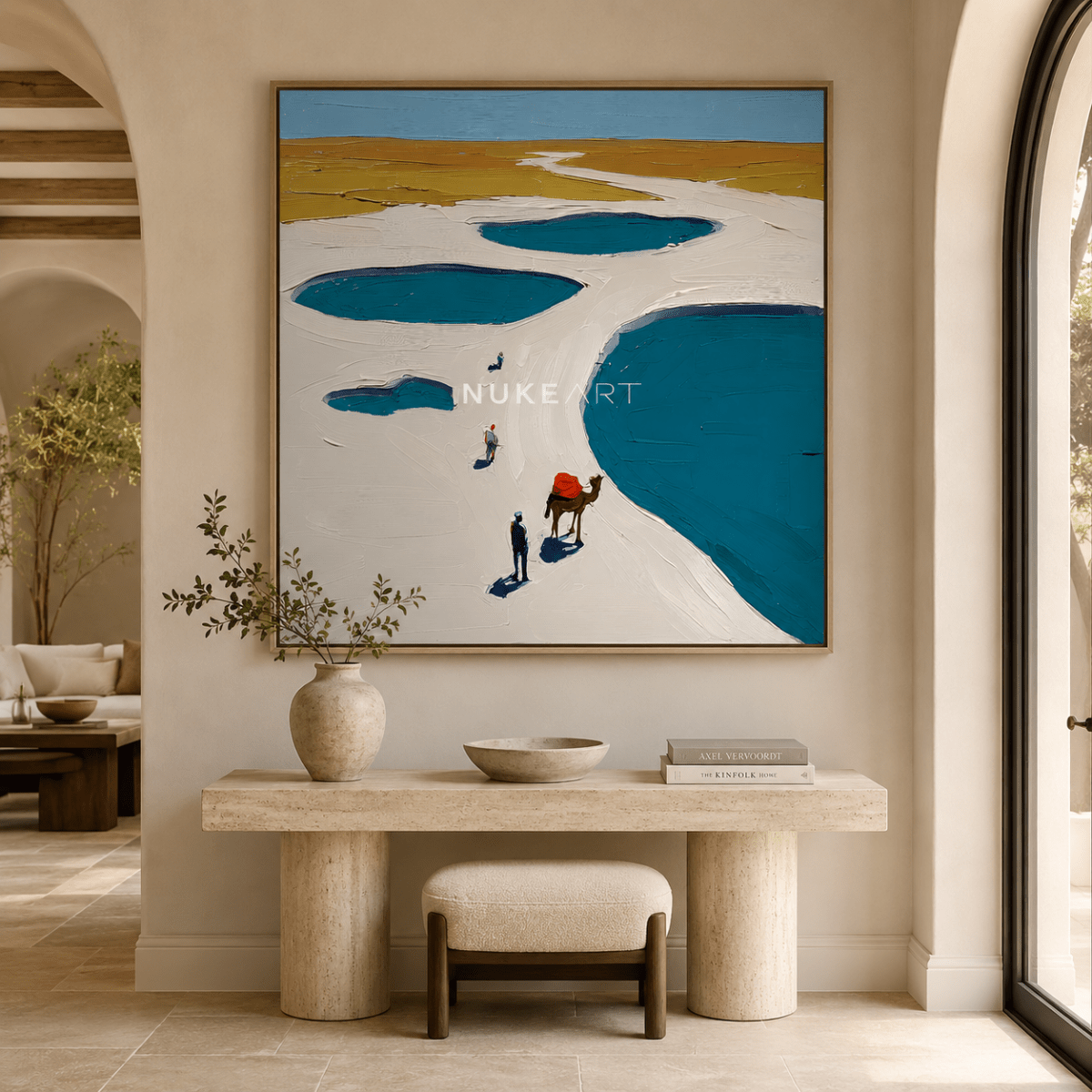 Plaster Painting "Salinas del Silencio" - nukeart