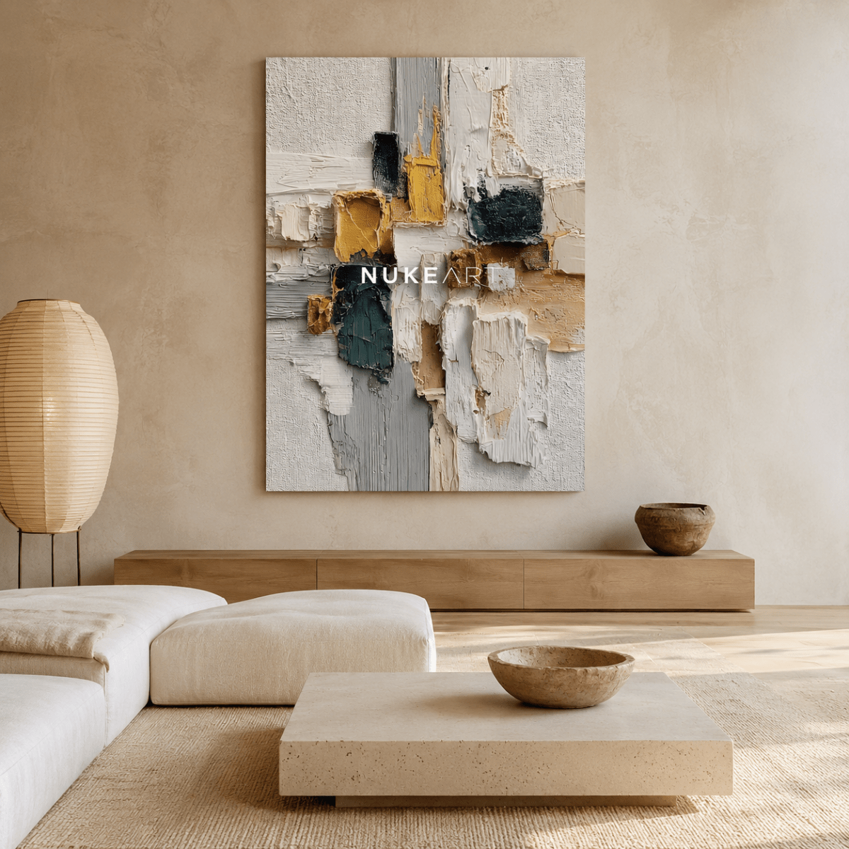 Plaster Painting "Fragmentos Serenos" - nukeart