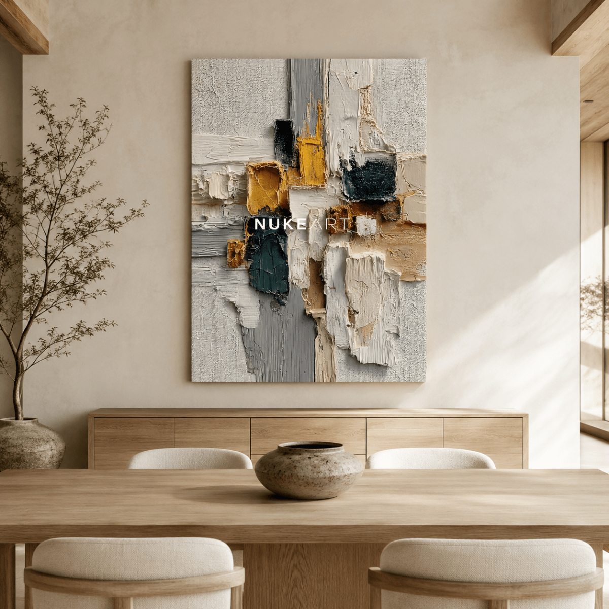 Plaster Painting "Fragmentos Serenos" - nukeart