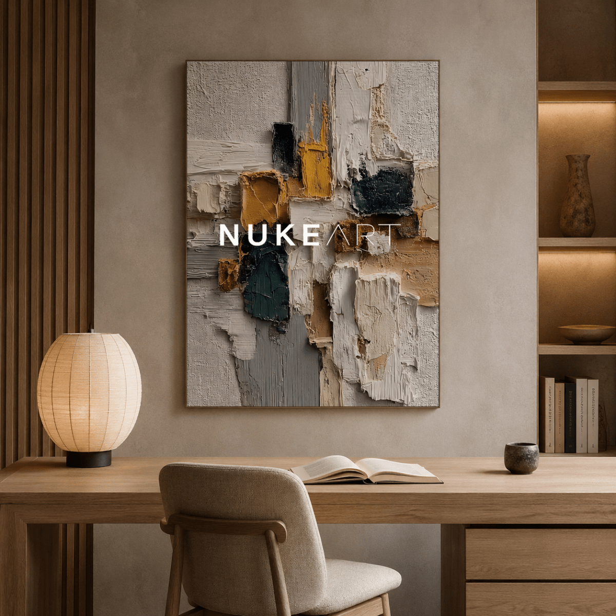 Plaster Painting "Fragmentos Serenos" - nukeart