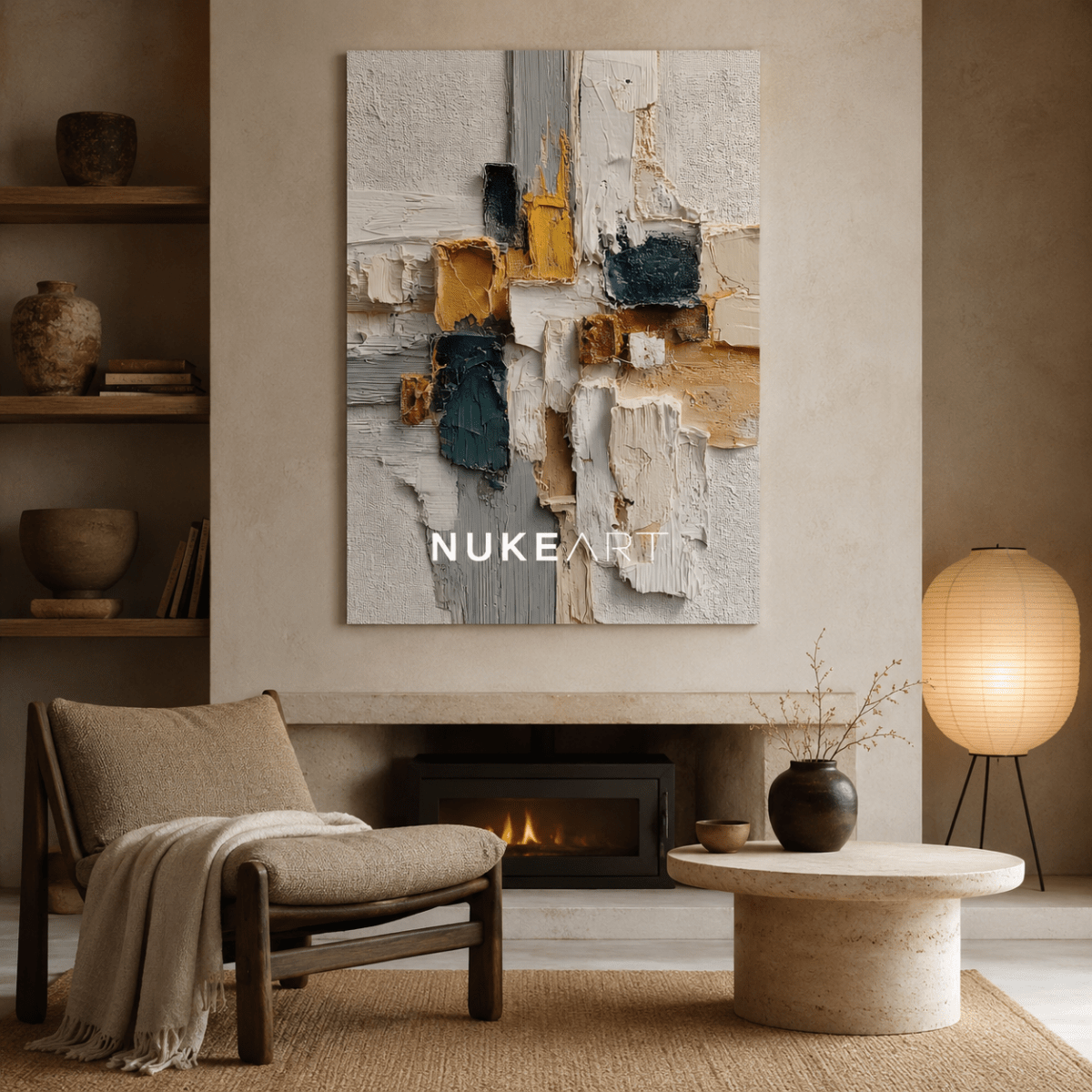 Plaster Painting "Fragmentos Serenos" - nukeart