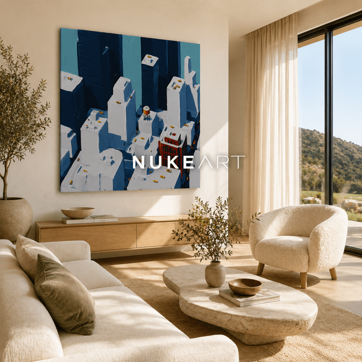 Plaster Painting "Altura Serena" - nukeart