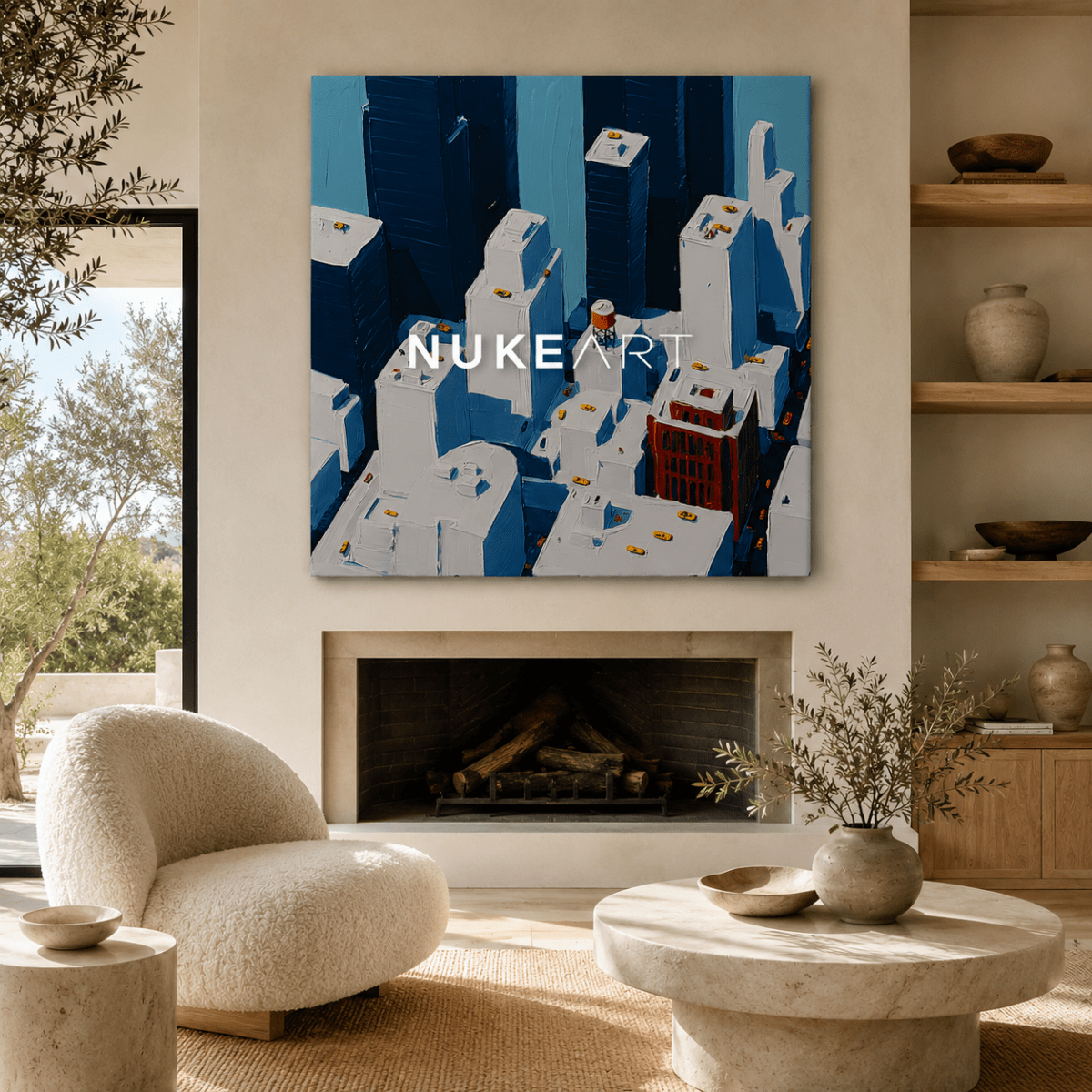 Plaster Painting "Altura Serena" - nukeart