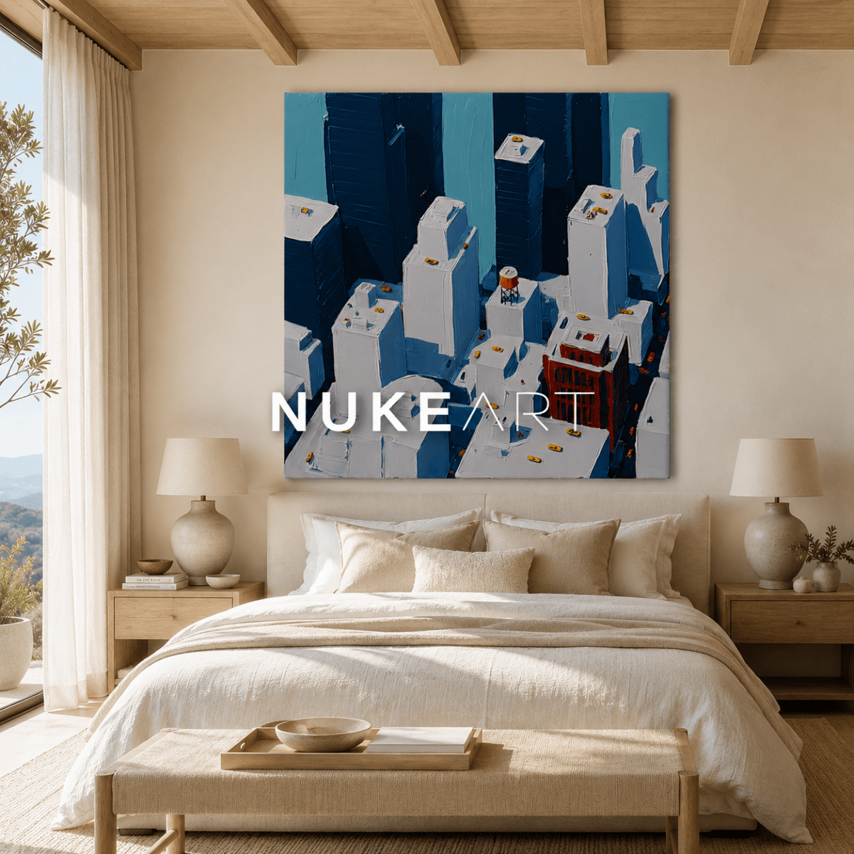Plaster Painting "Altura Serena" - nukeart