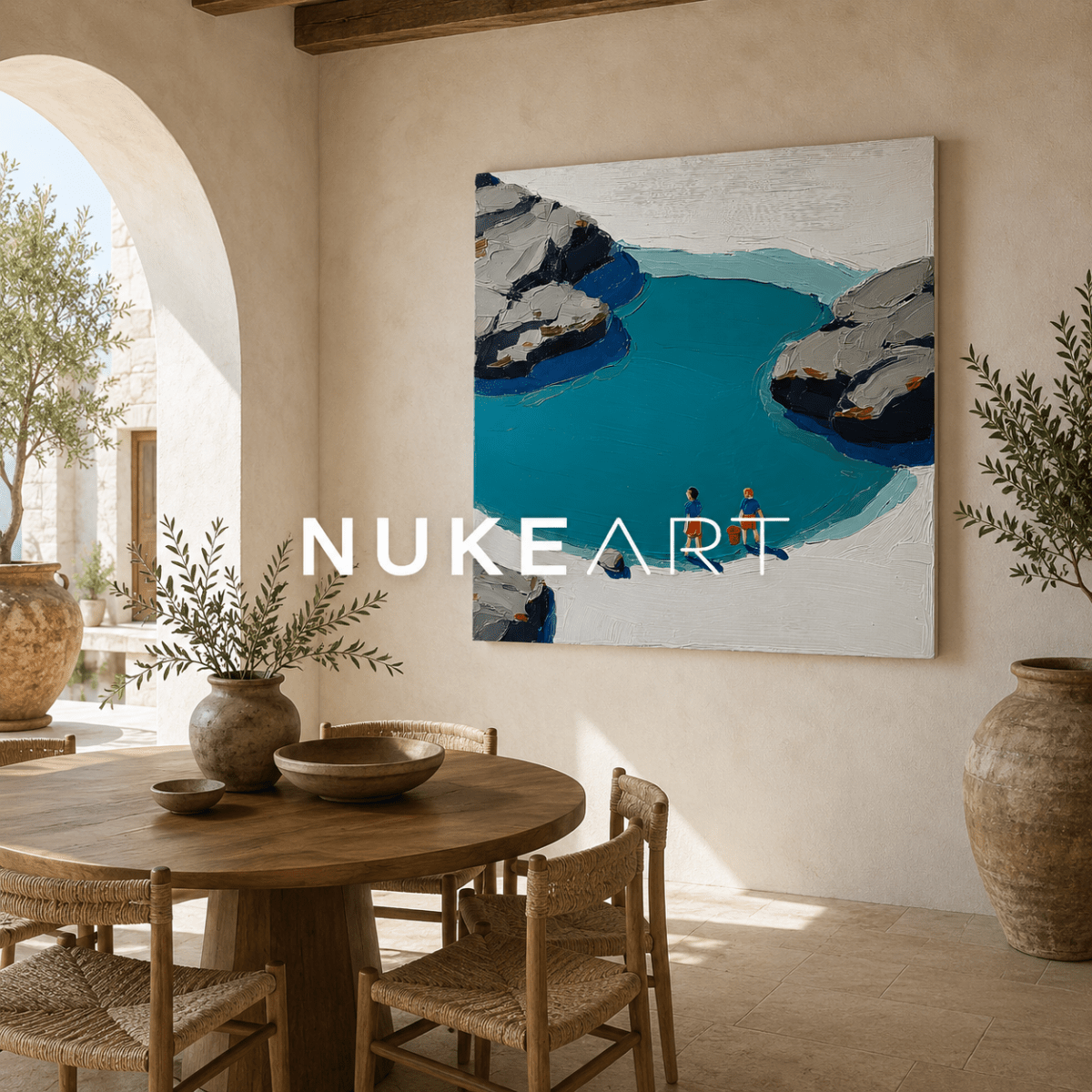 Plaster Painting "Orilla Serena" - nukeart