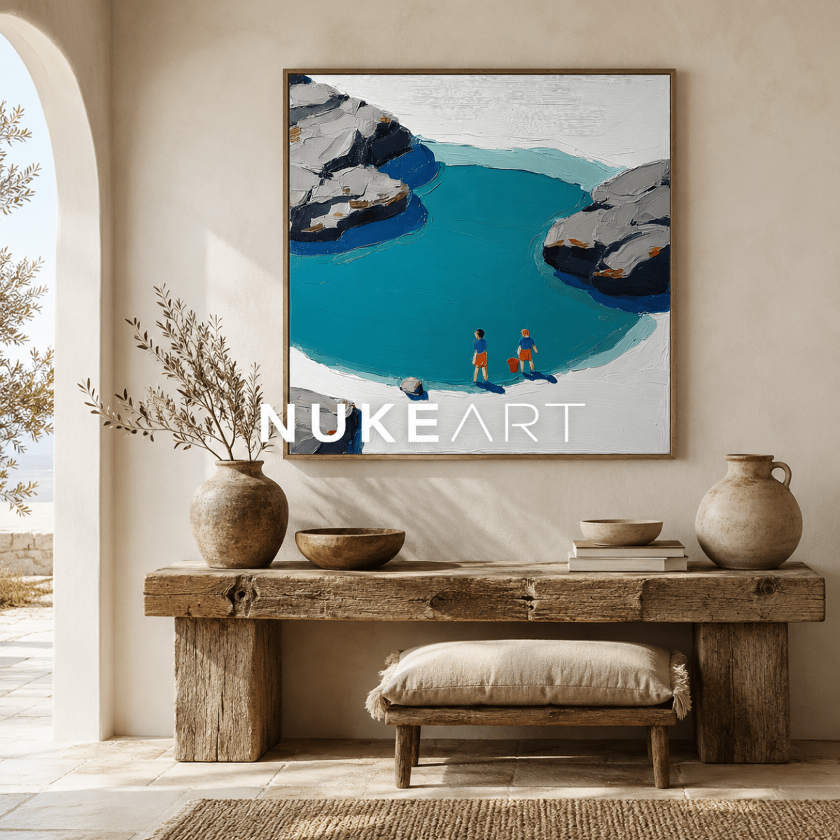 Plaster Painting "Orilla Serena" - nukeart
